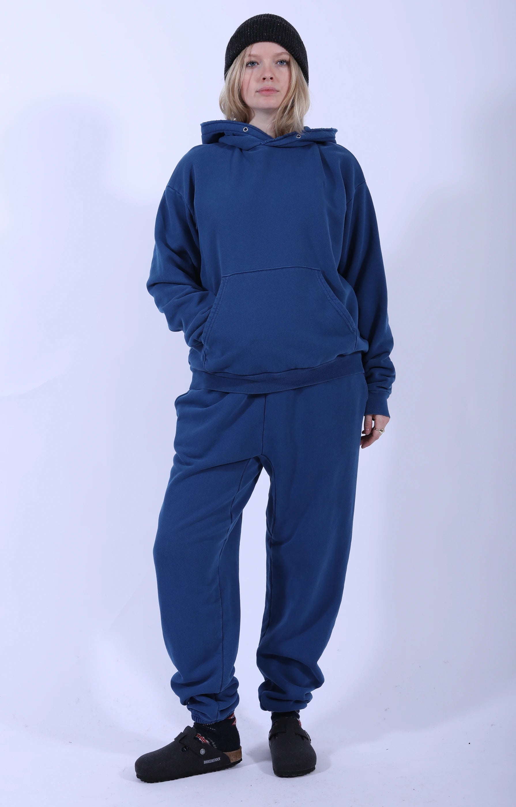 8oz New Hoodie True Blue