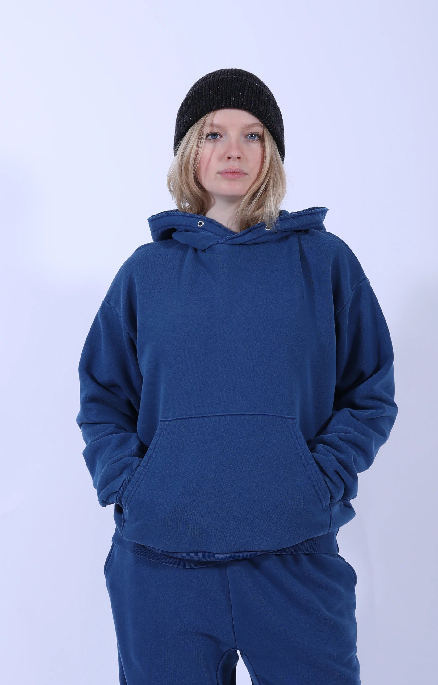 8oz New Hoodie True Blue