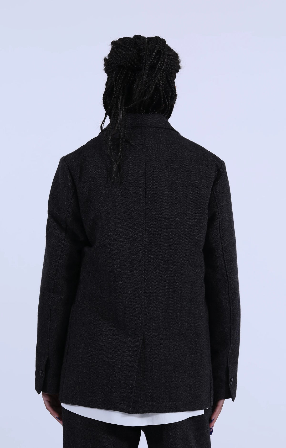 Ellis Jacket Herringbone Anthracite