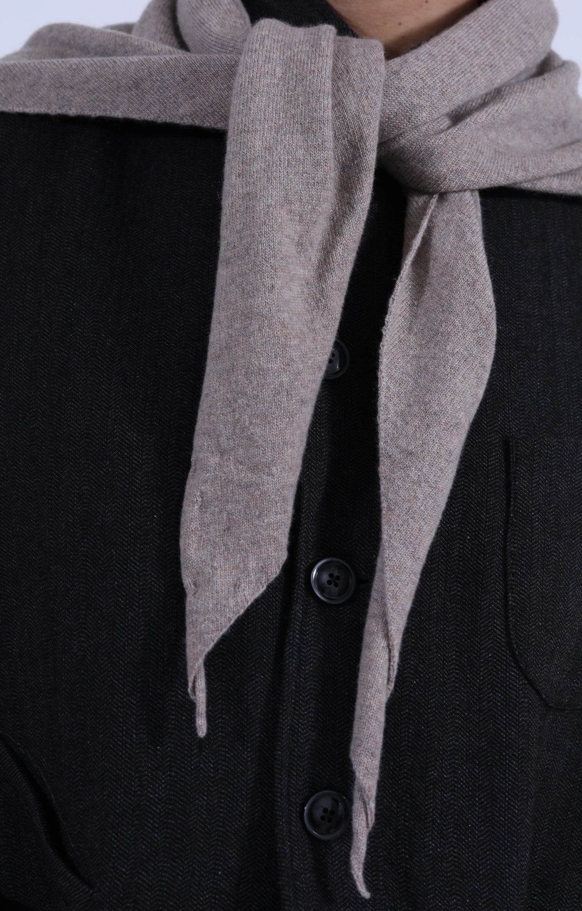 Cashmere Neckerchief Moondust