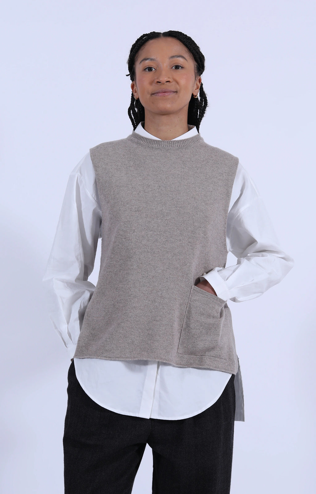 Tabard Vest w/ Pocket Moondust