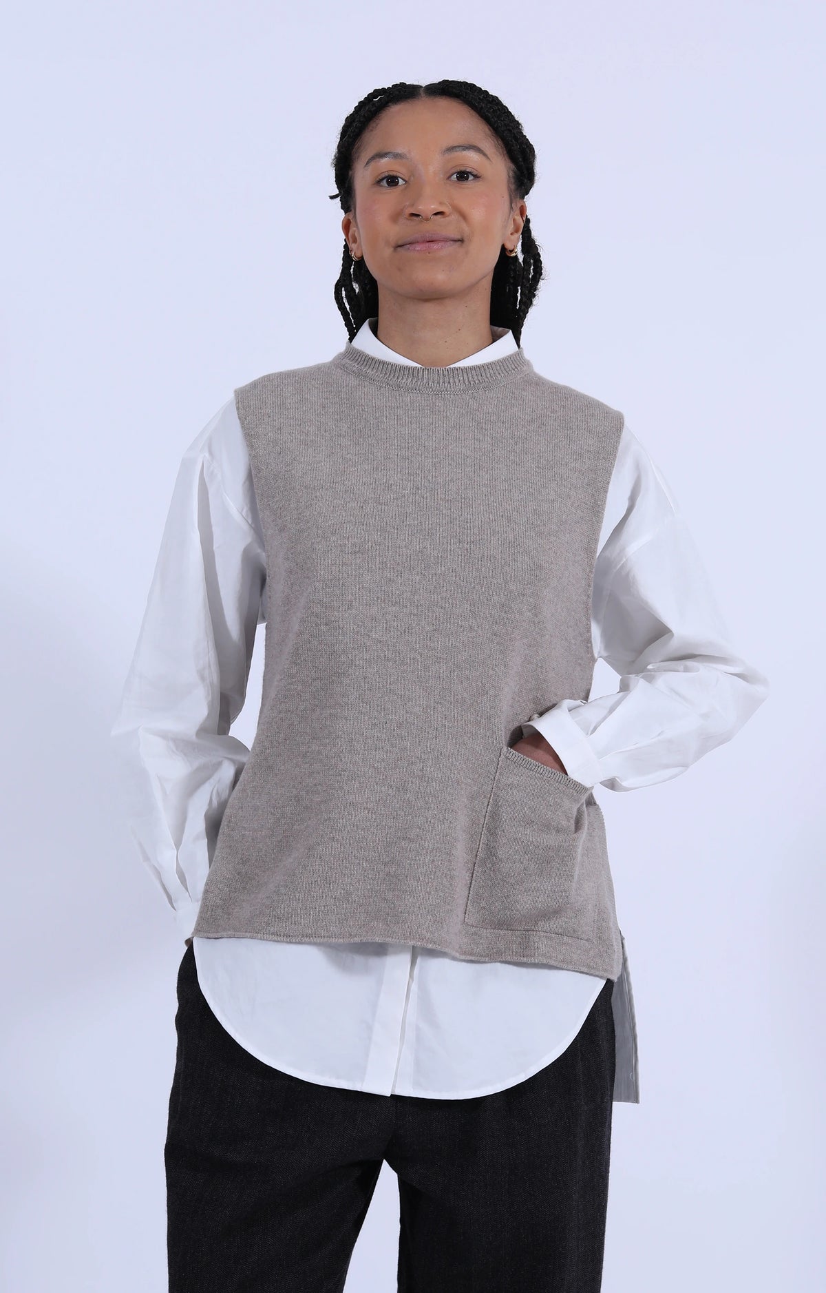 Tabard Vest w/ Pocket Moondust