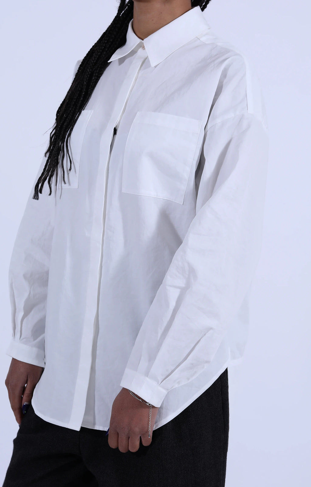 Modula Shirt Poplin White