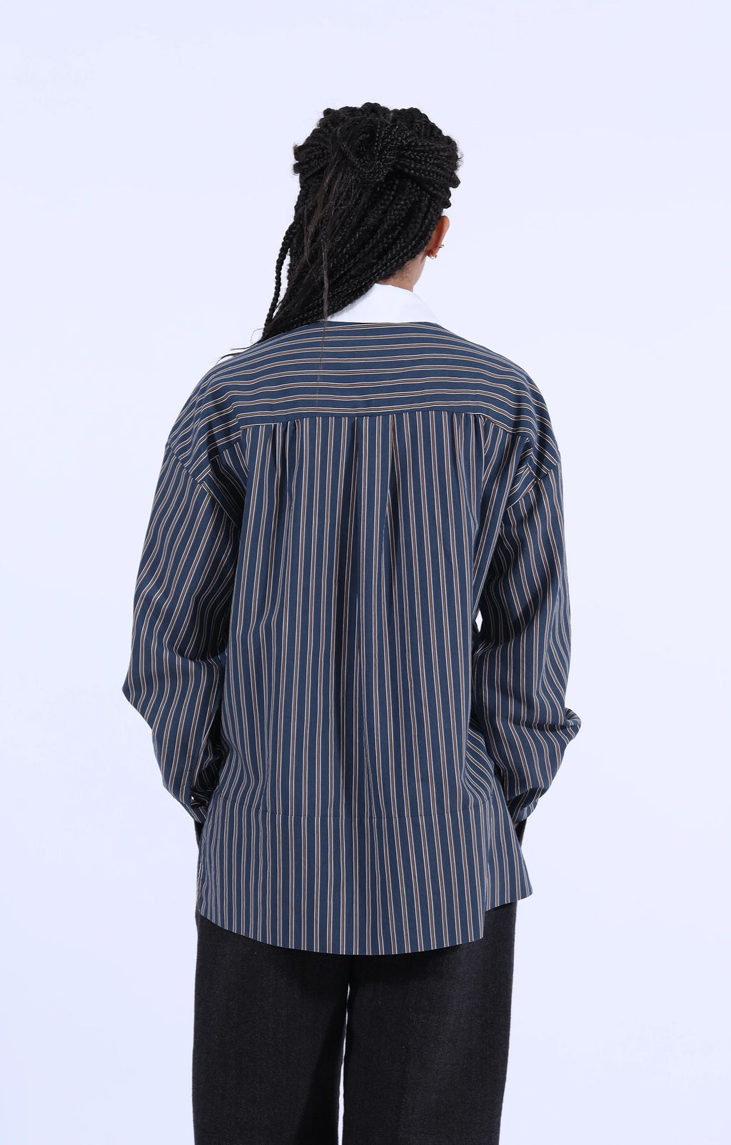 Linea Shirt Stripes Bluboy/Meringa