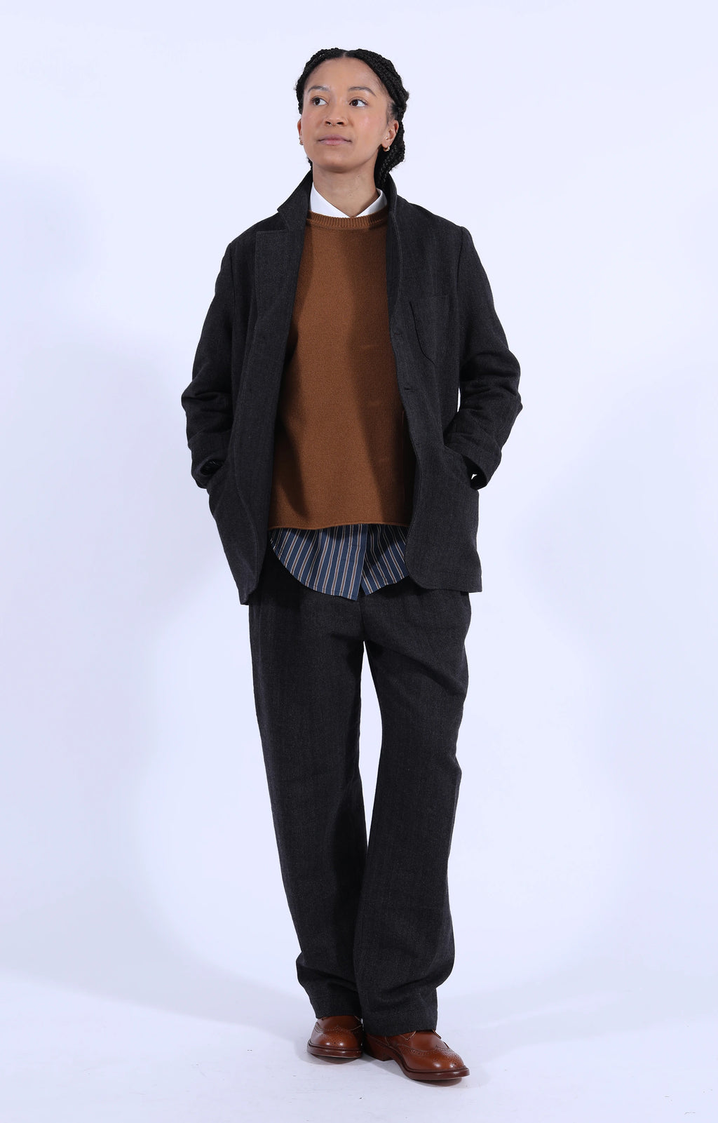 Linea Shirt Stripes Bluboy/Meringa