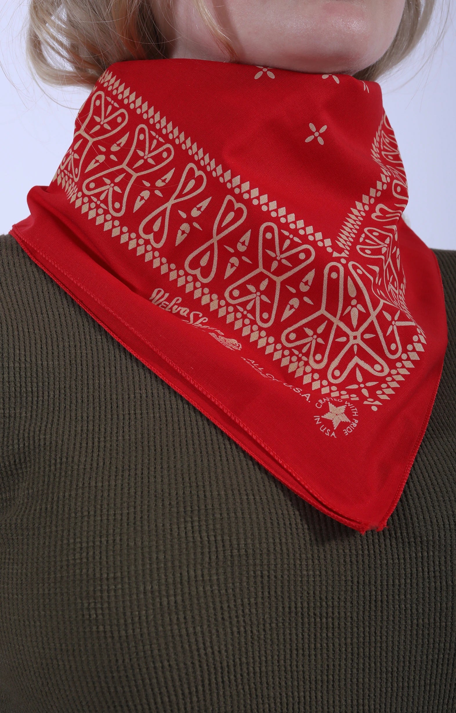 Bandana Cross Red