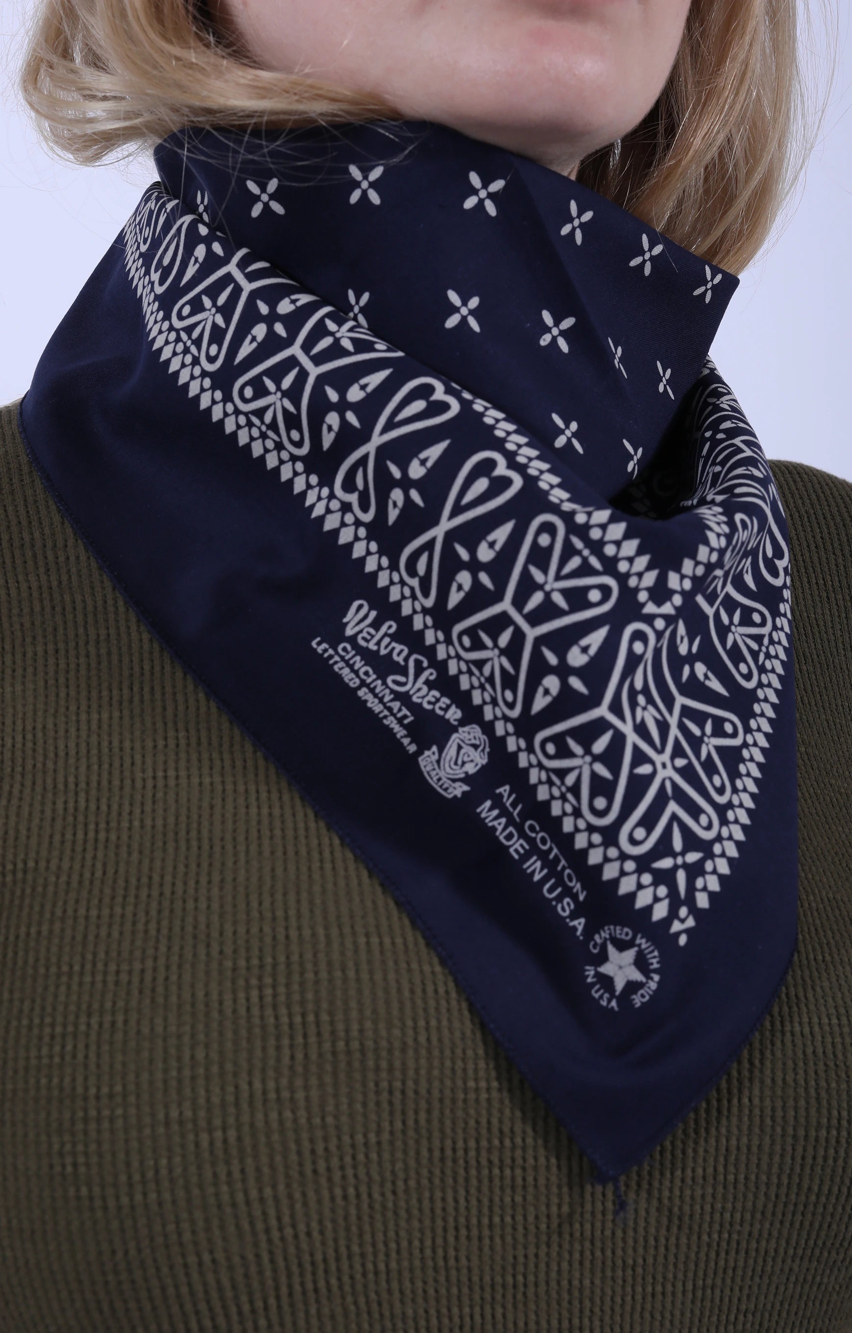 Bandana Cross Navy