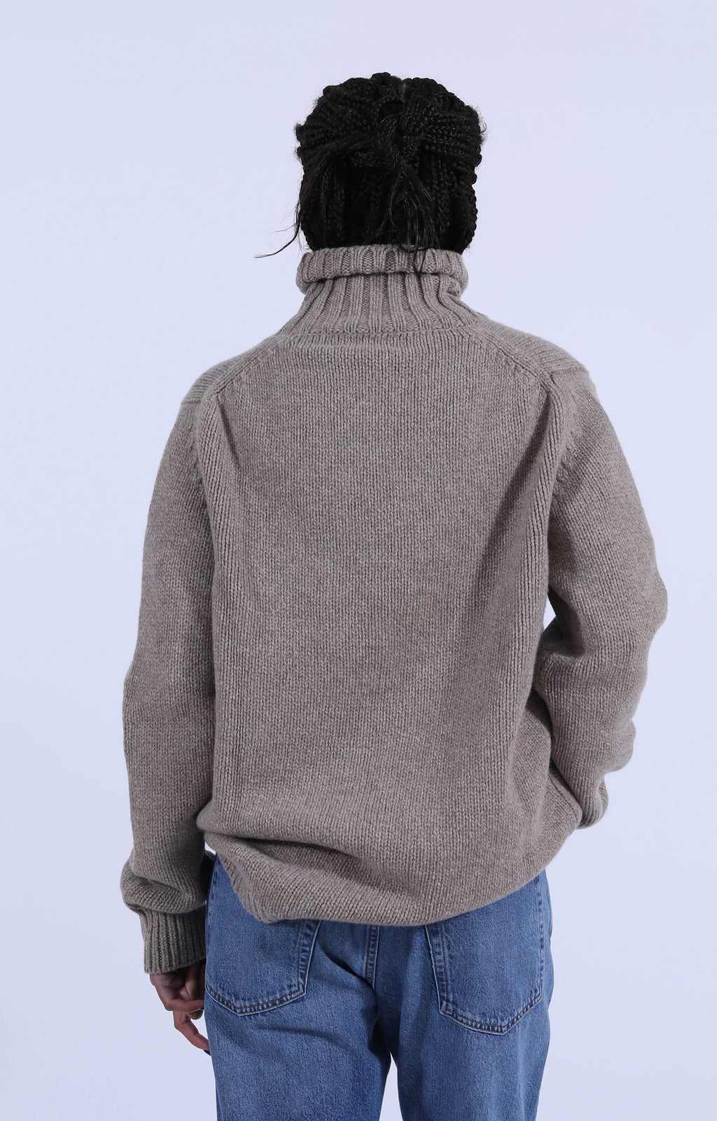 Roll Collar Pullover Moondust