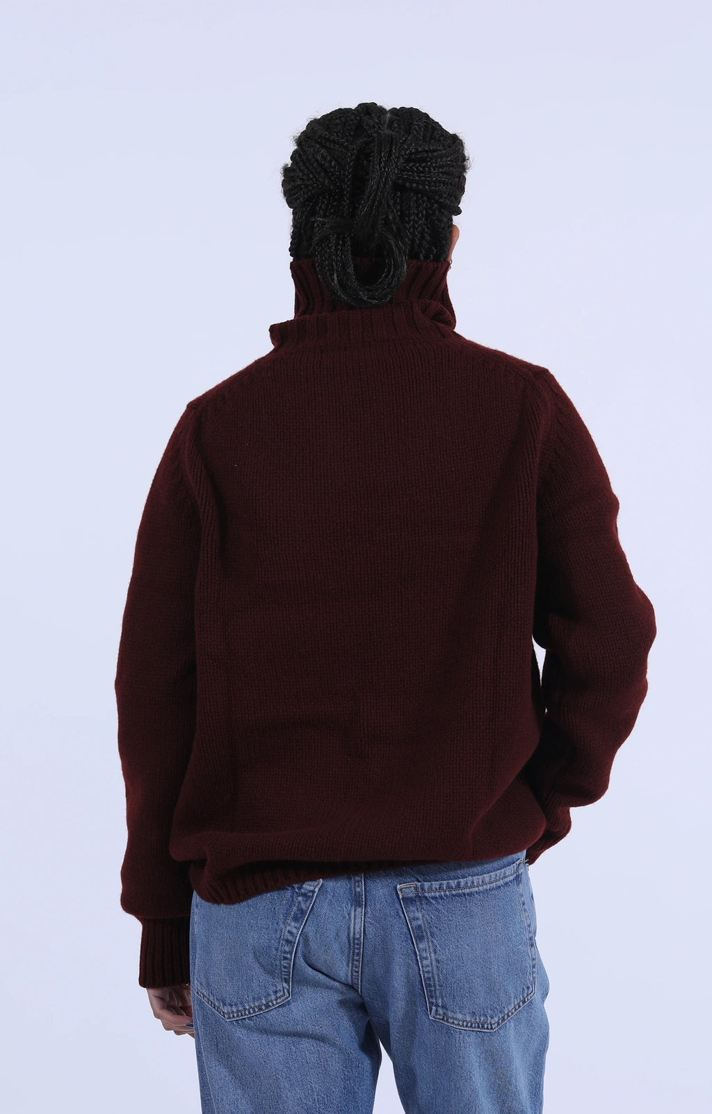 Roll Collar Pullover Port