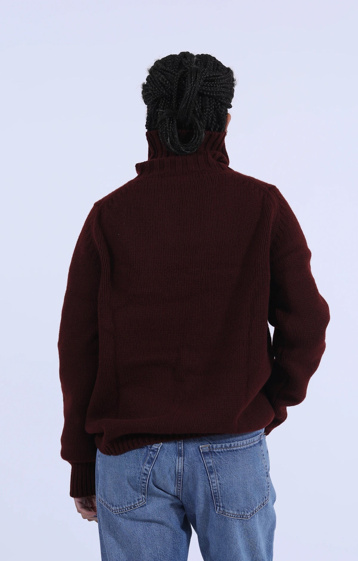 Roll Collar Pullover Port