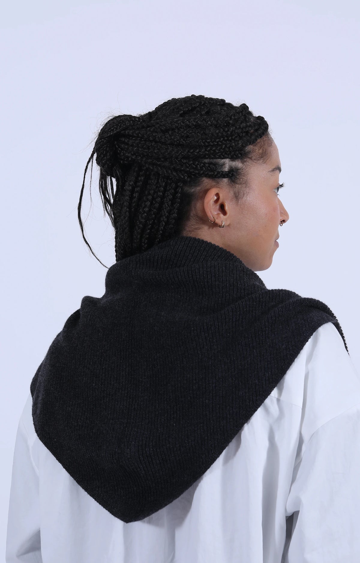 Cashmere Foulard Charcoal