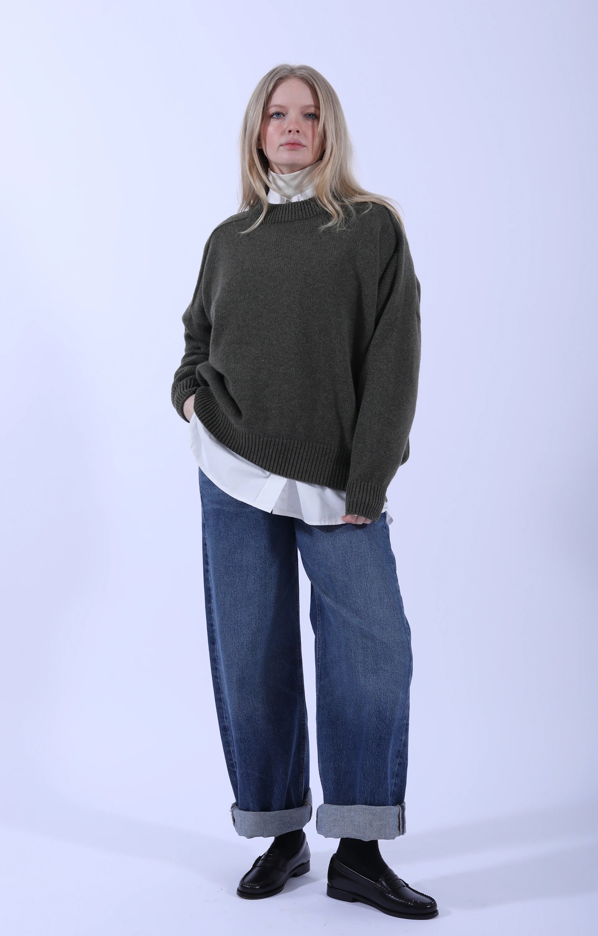 Meri Saddle Crew Jumper Borneo