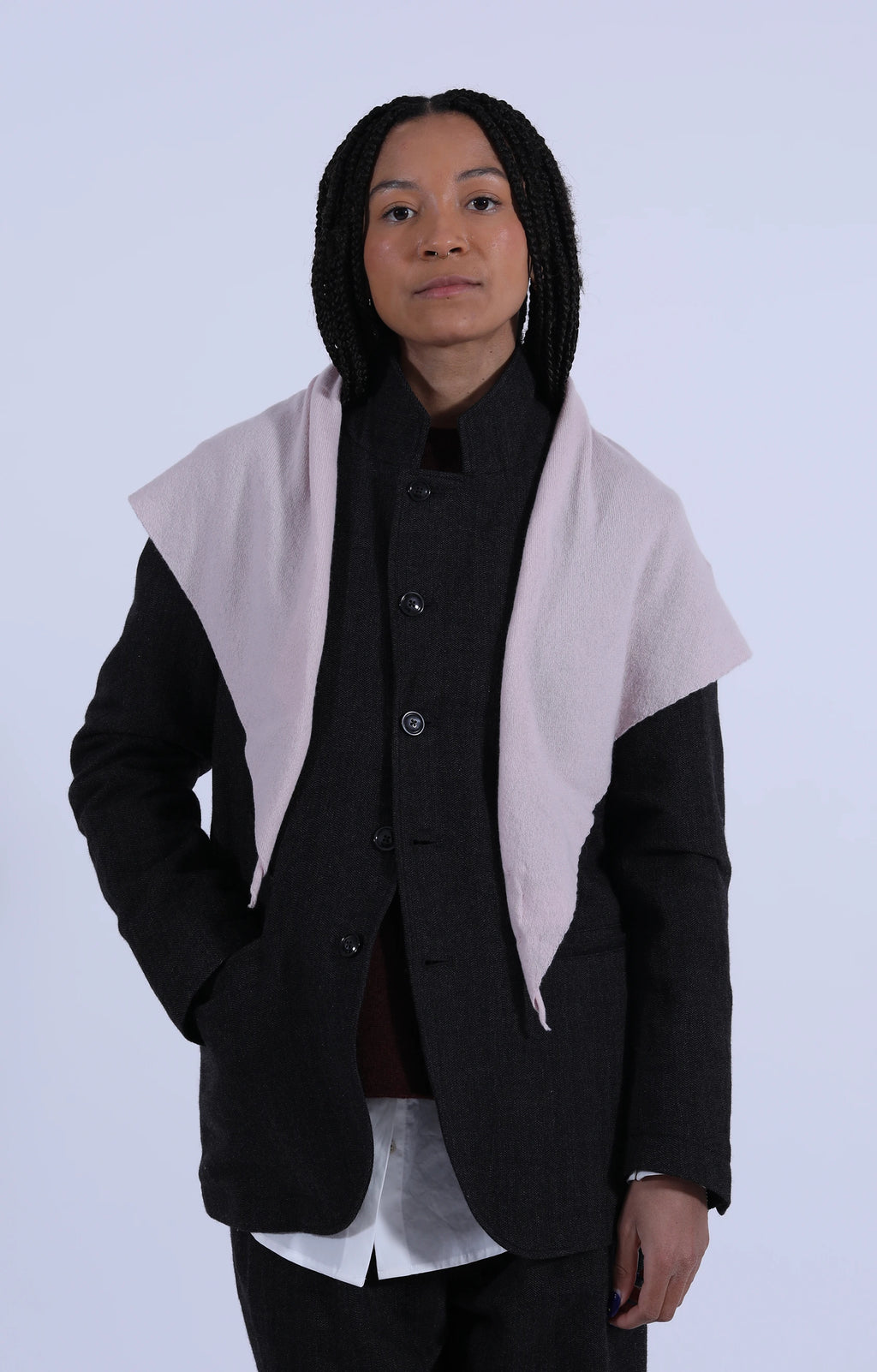 Cashmere Neckerchief Cherry Blossom