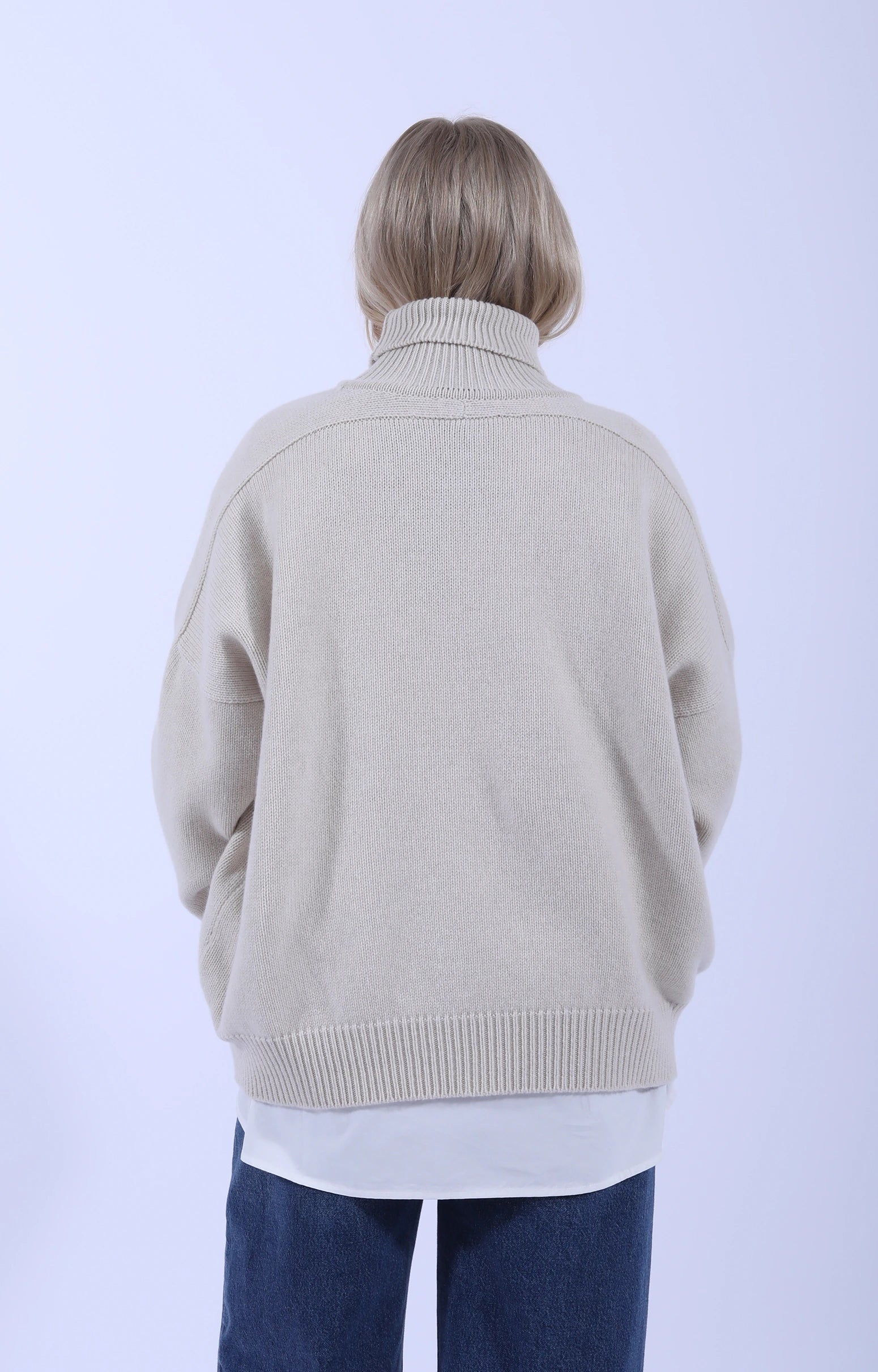 Meri Saddle Jumper Crema