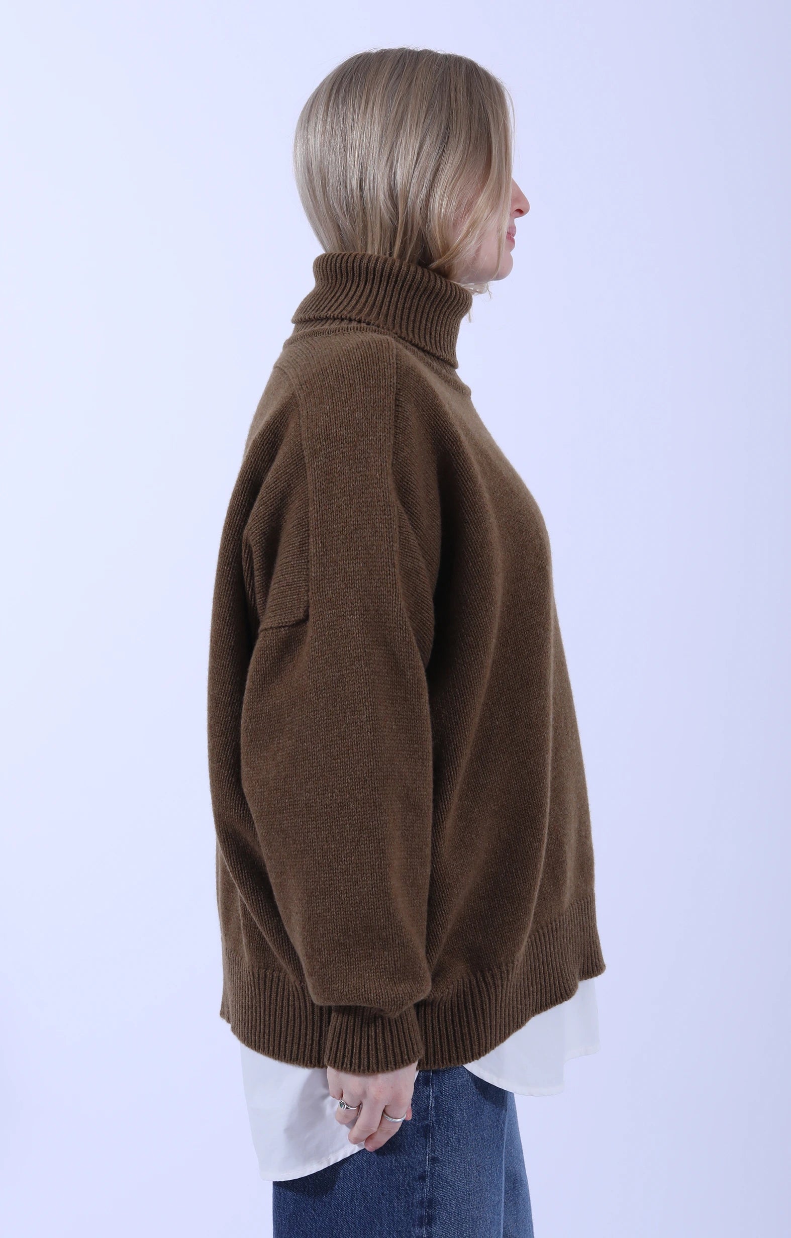 Meri Saddle Jumper Corteccia