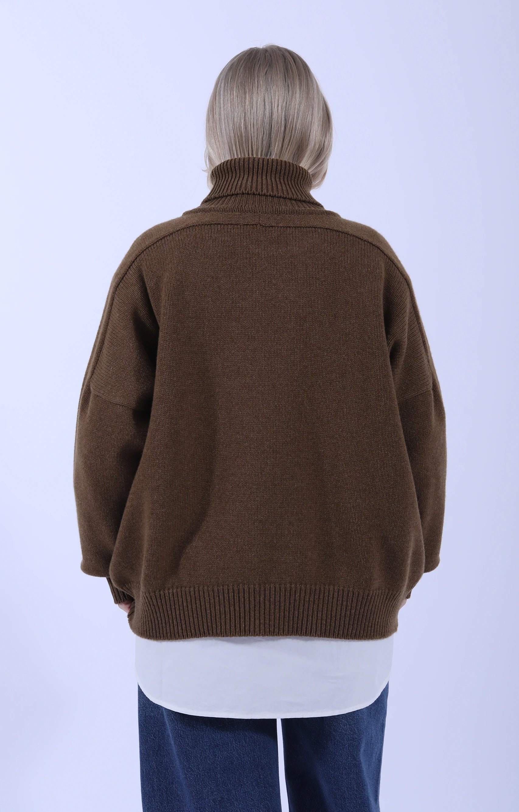 Meri Saddle Jumper Corteccia