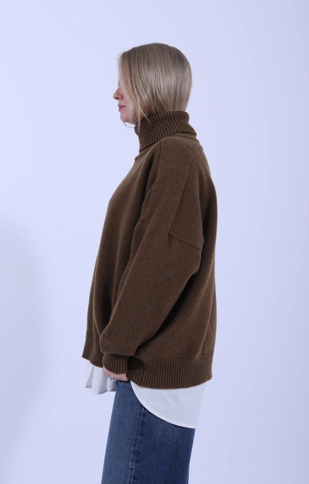 Meri Saddle Jumper Corteccia