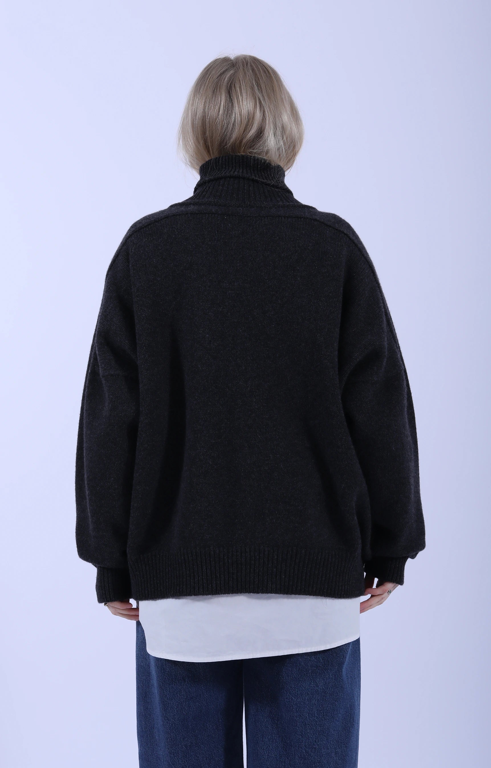 Meri Saddle Jumper Charcoal