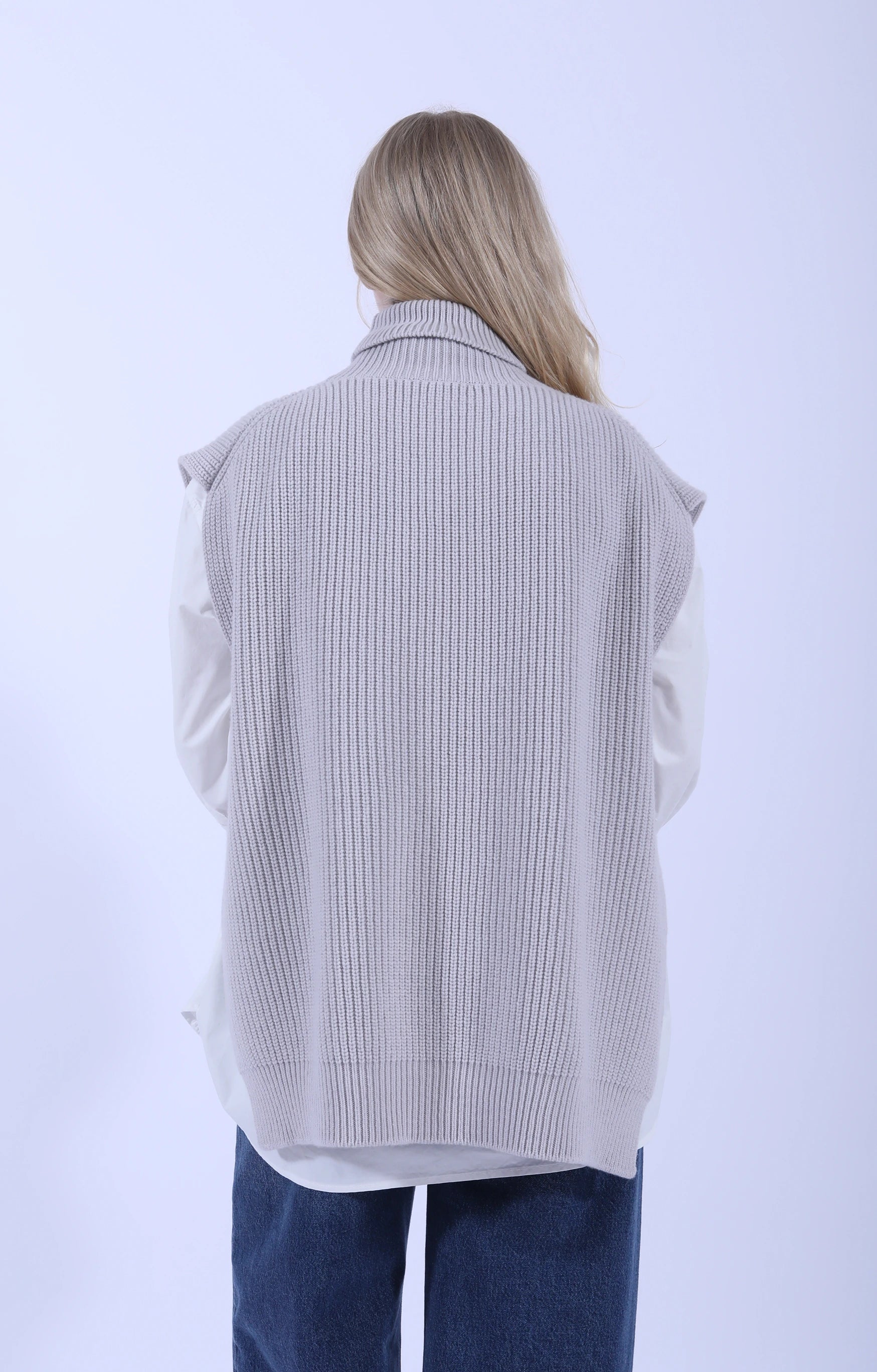 Meri Roll Neck Tabard Sasso