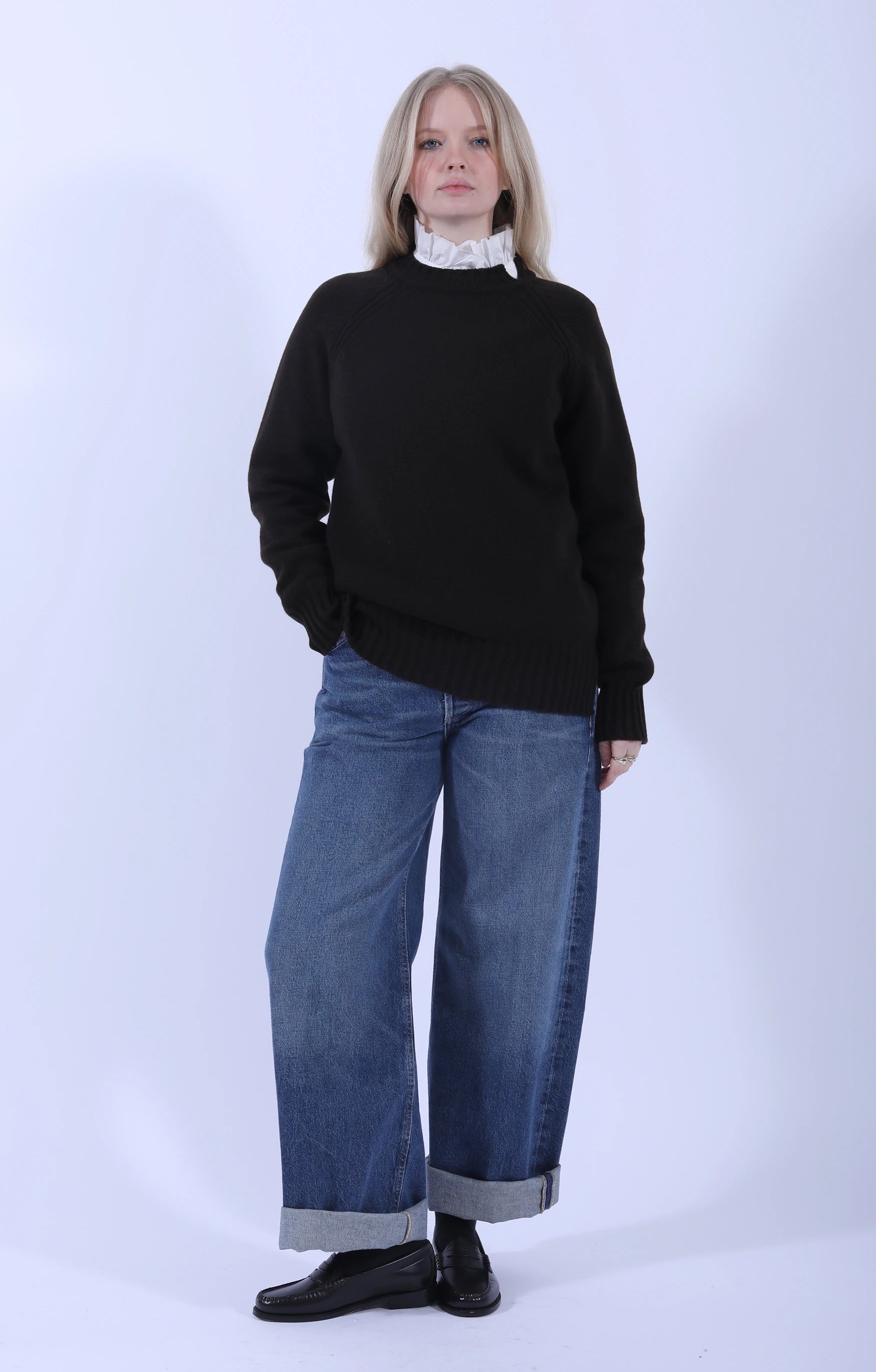 Meri Raglan Crew Caffe