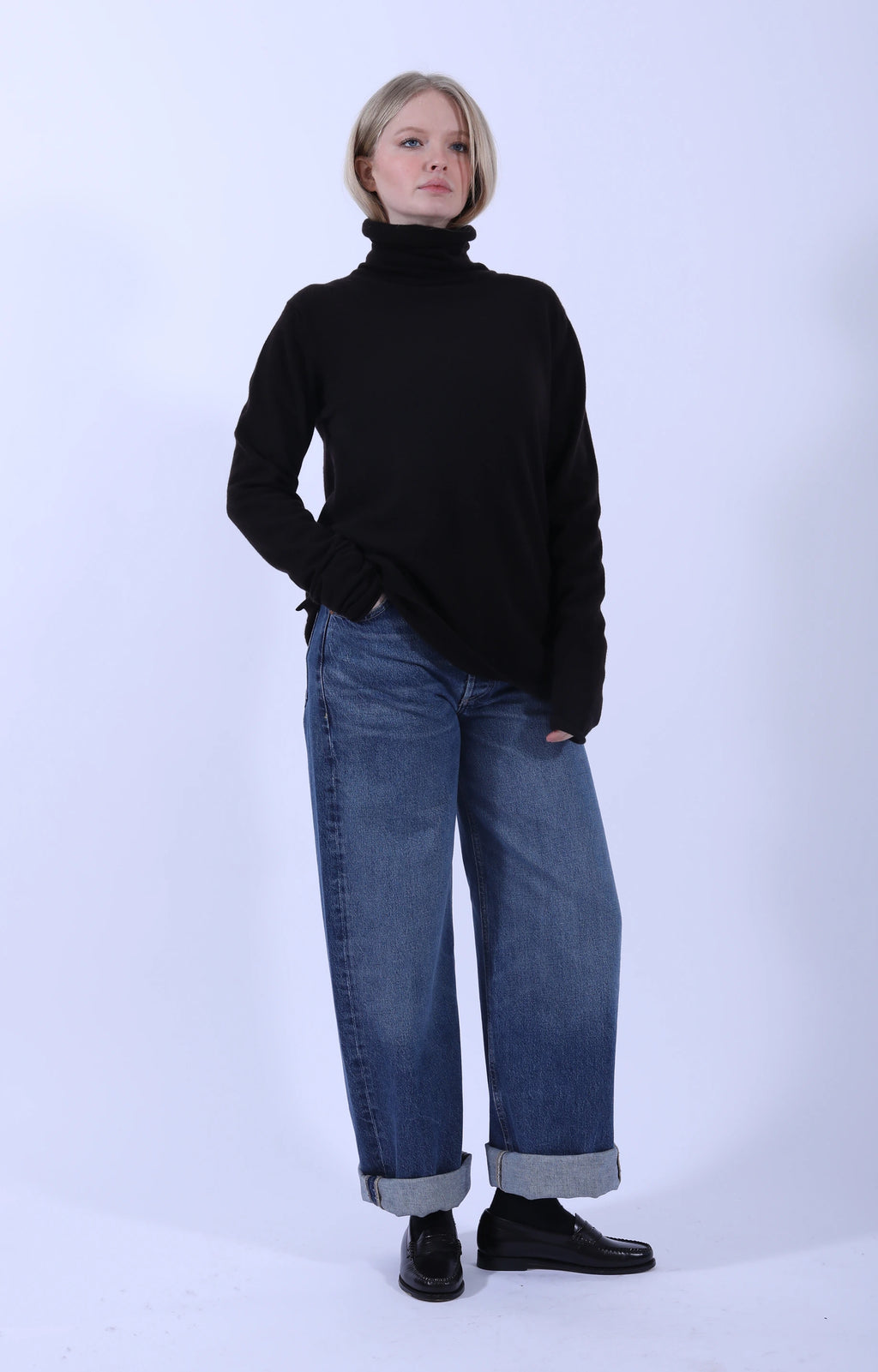 Winter Roll Neck Dark Brown