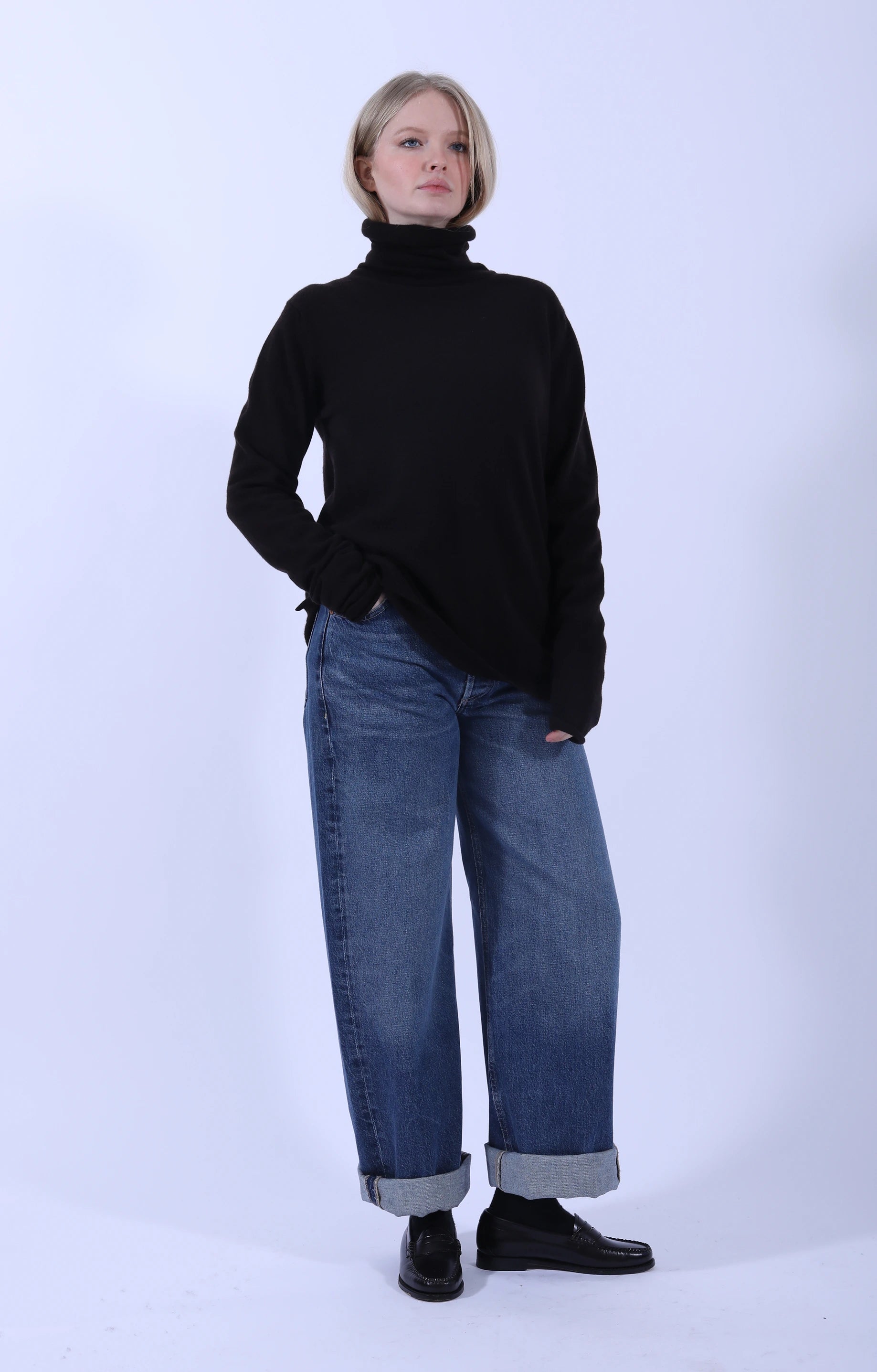 Winter Roll Neck Dark Brown