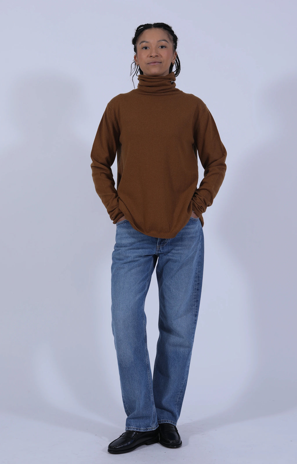 Winter Roll Neck Vintage Vicuna