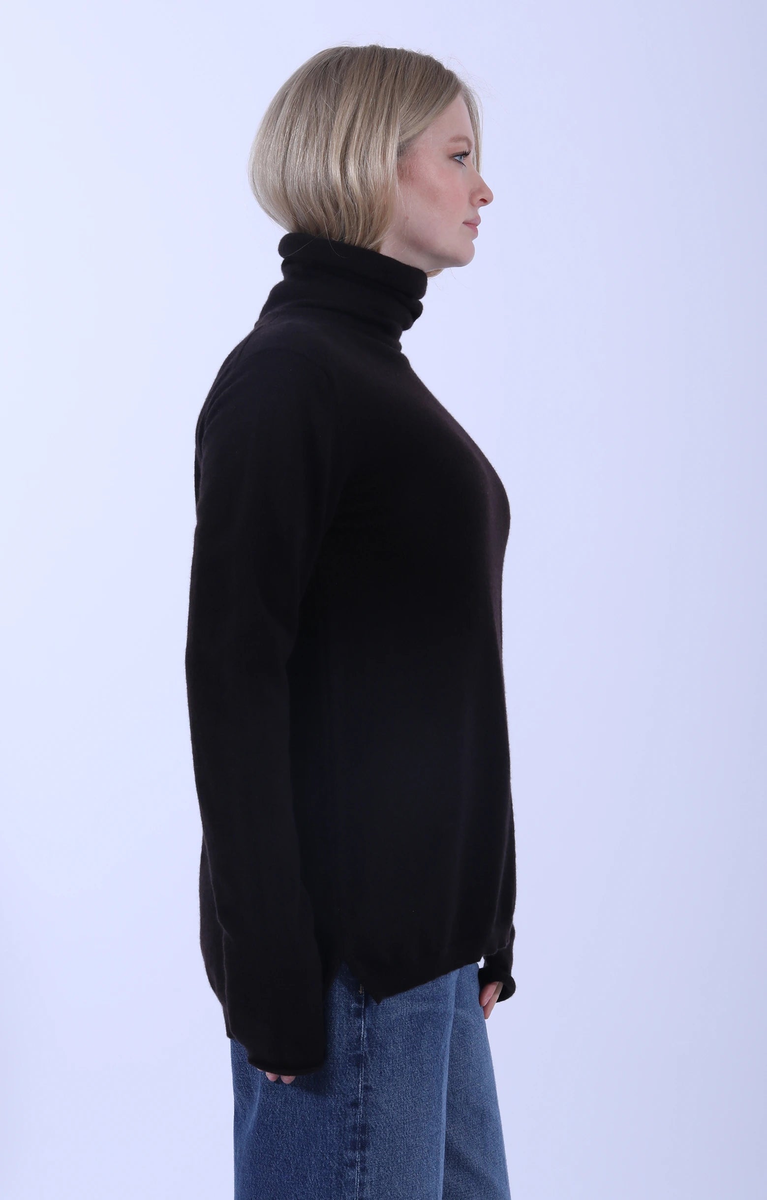 Winter Roll Neck Dark Brown