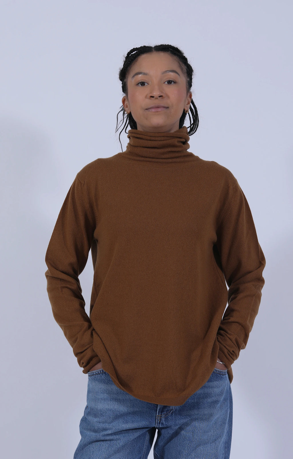 Winter Roll Neck Vintage Vicuna
