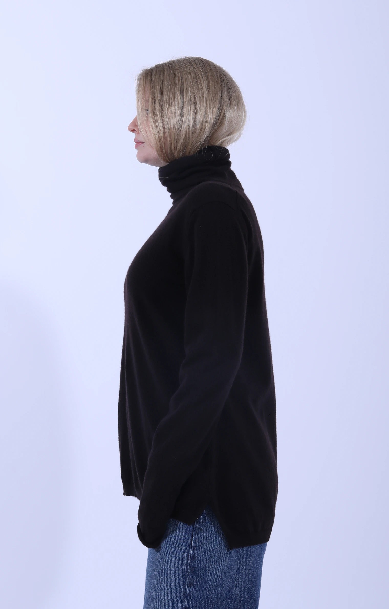 Winter Roll Neck Dark Brown