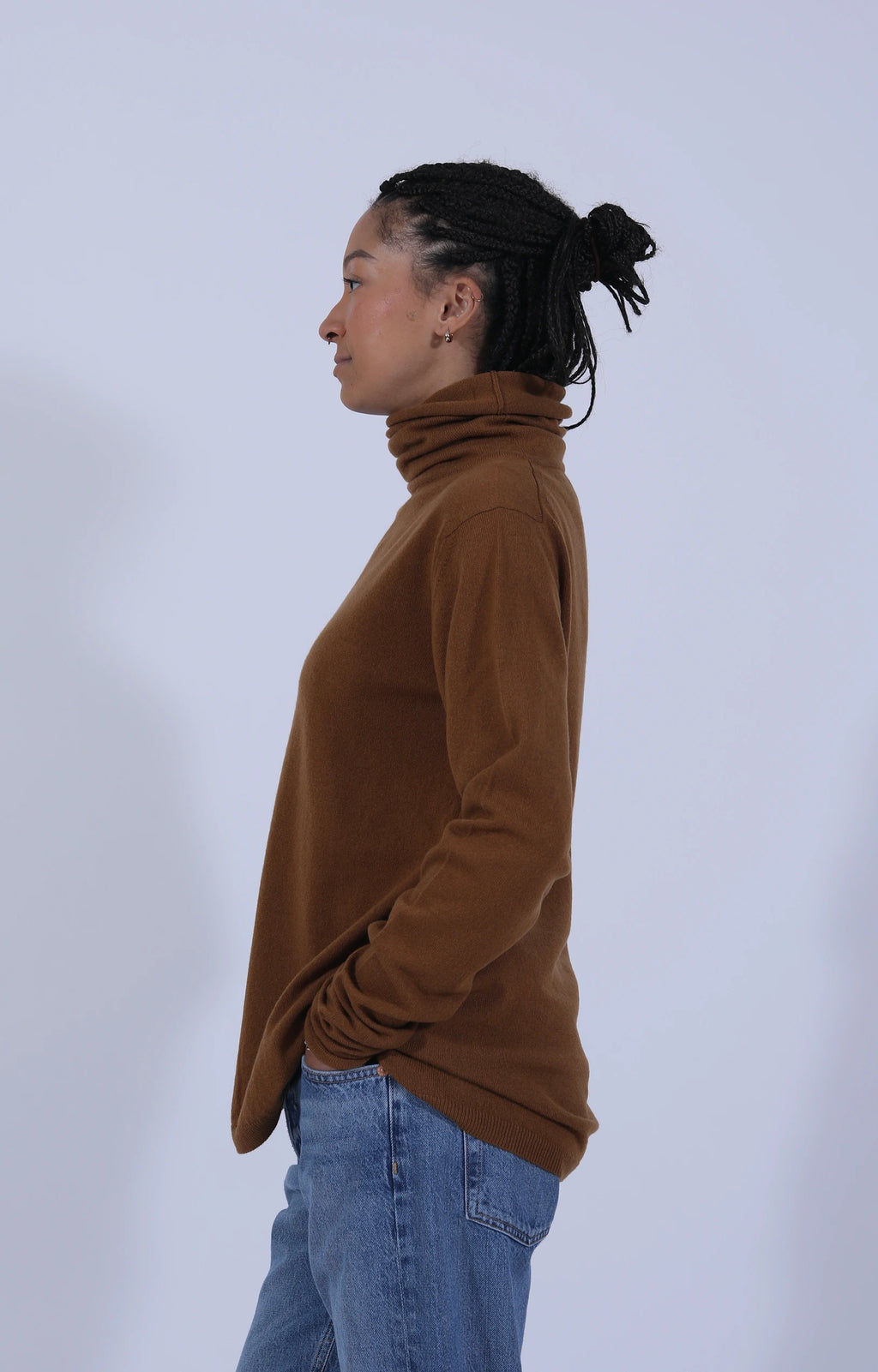 Winter Roll Neck Vintage Vicuna