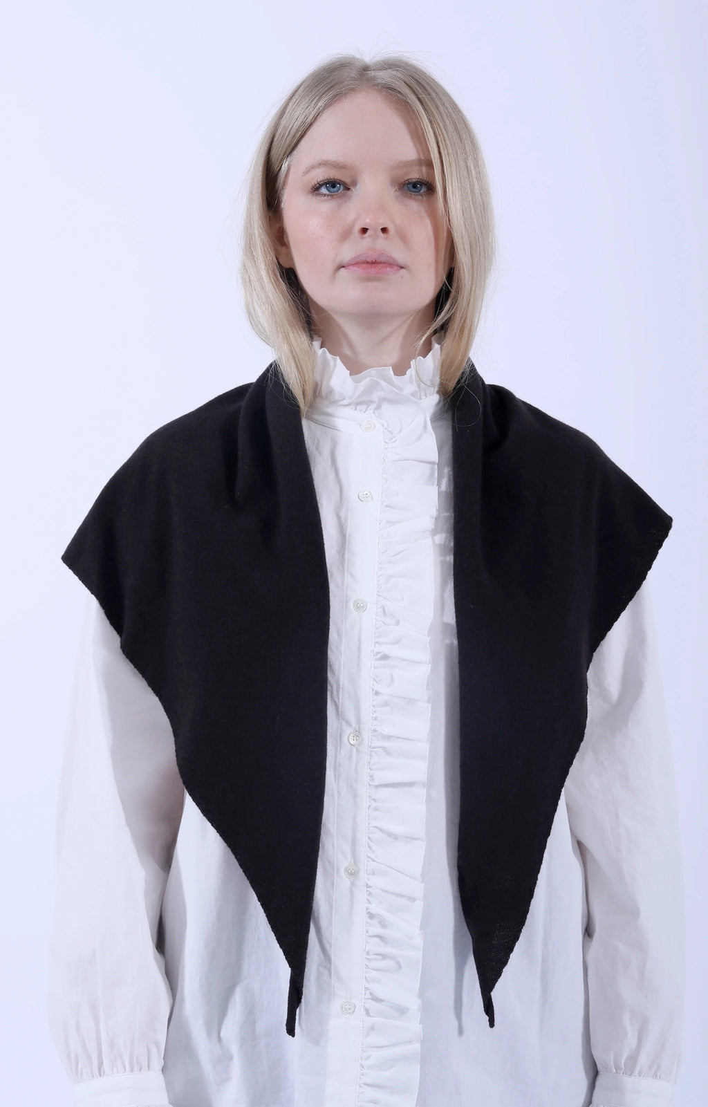 Cashmere Neckerchief Dark Brown