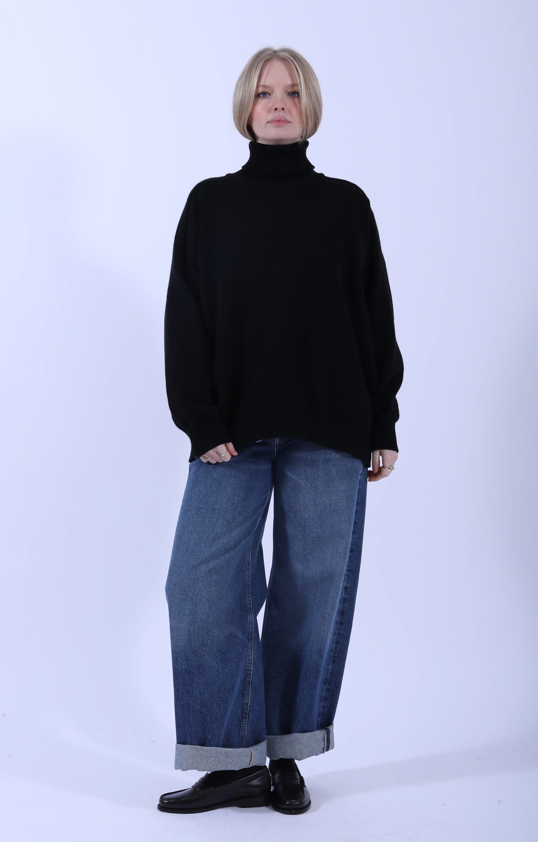 Meri Saddle Jumper Nero