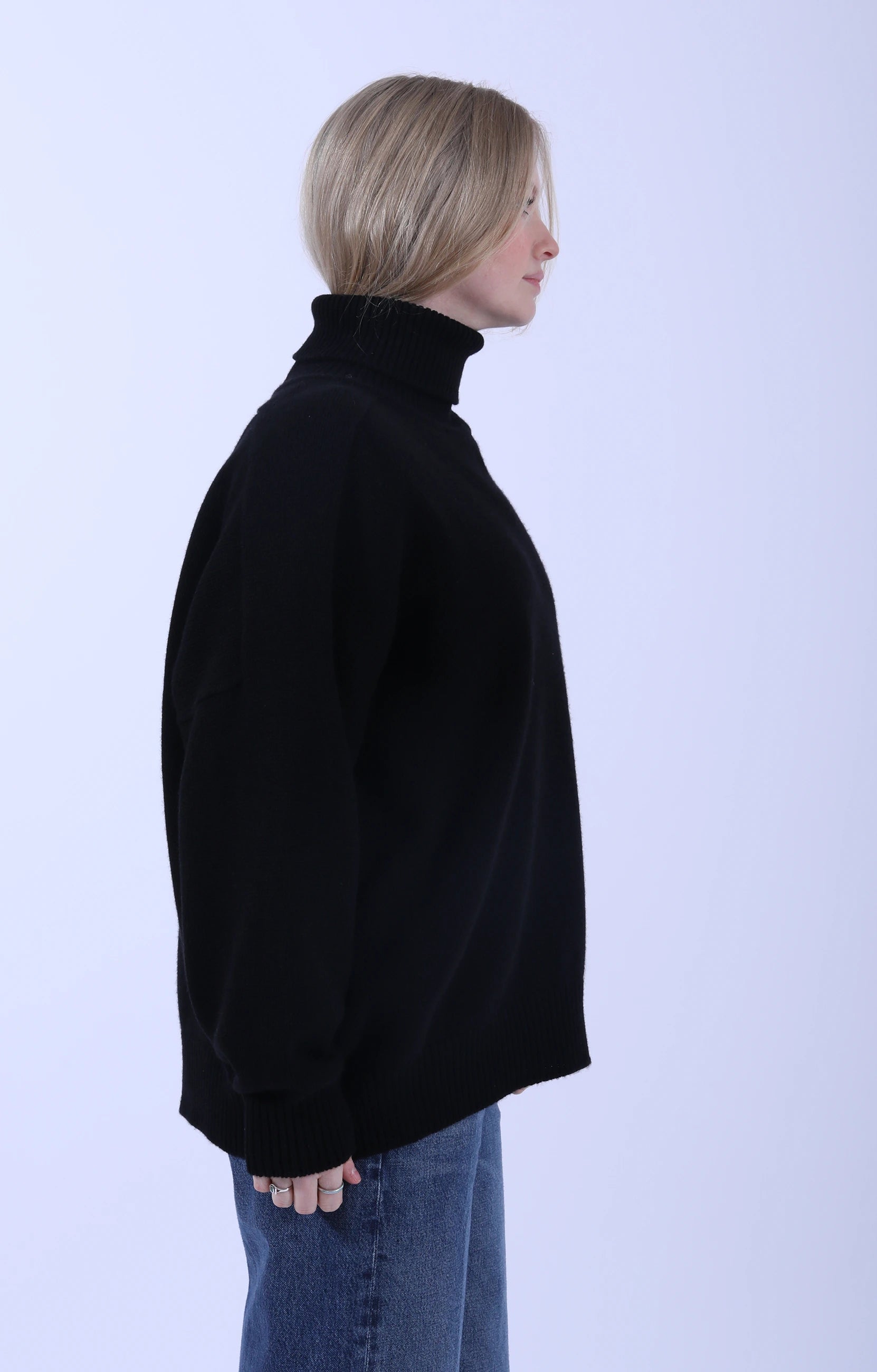 Meri Saddle Jumper Nero