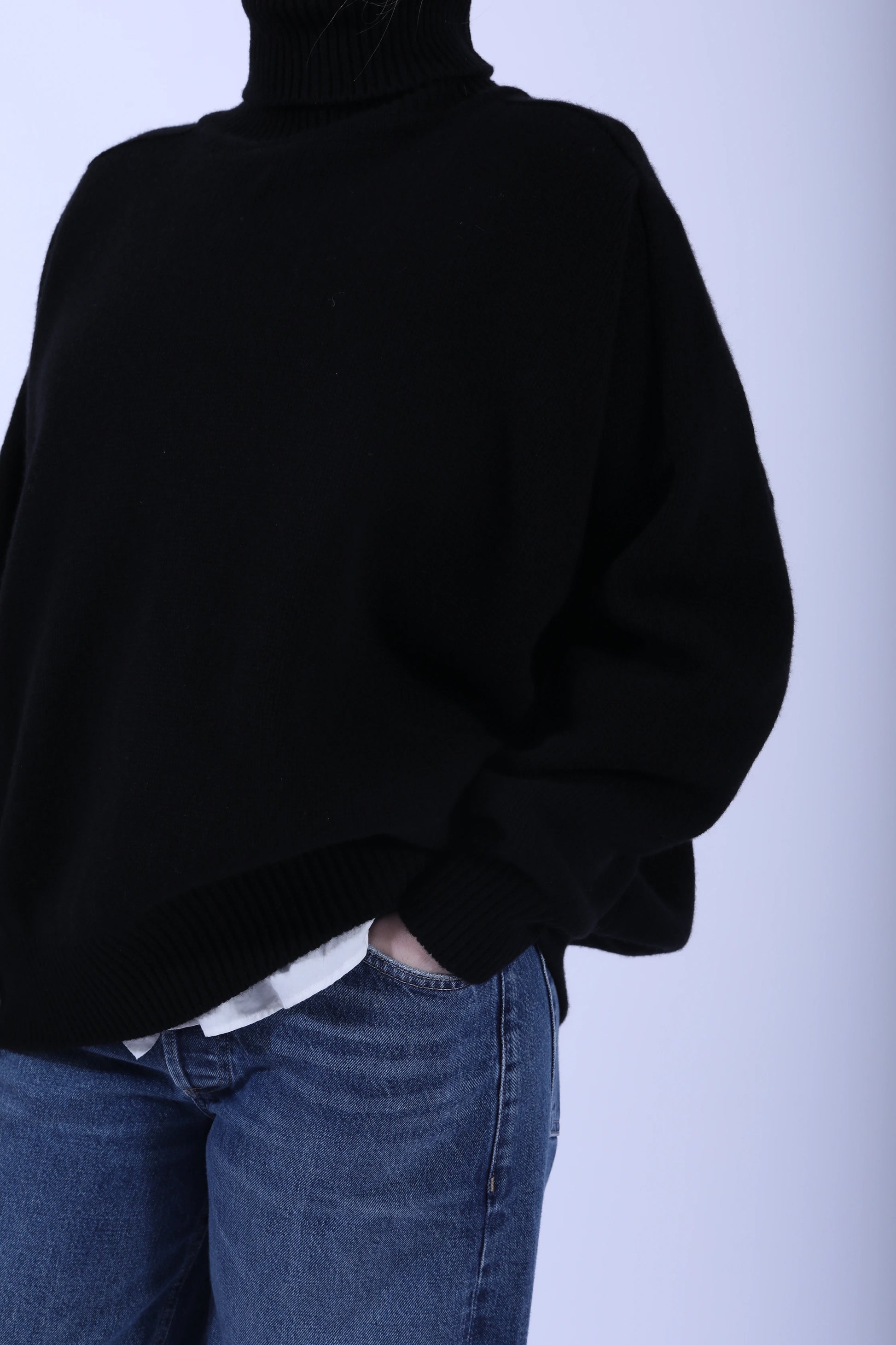 Meri Saddle Jumper Nero