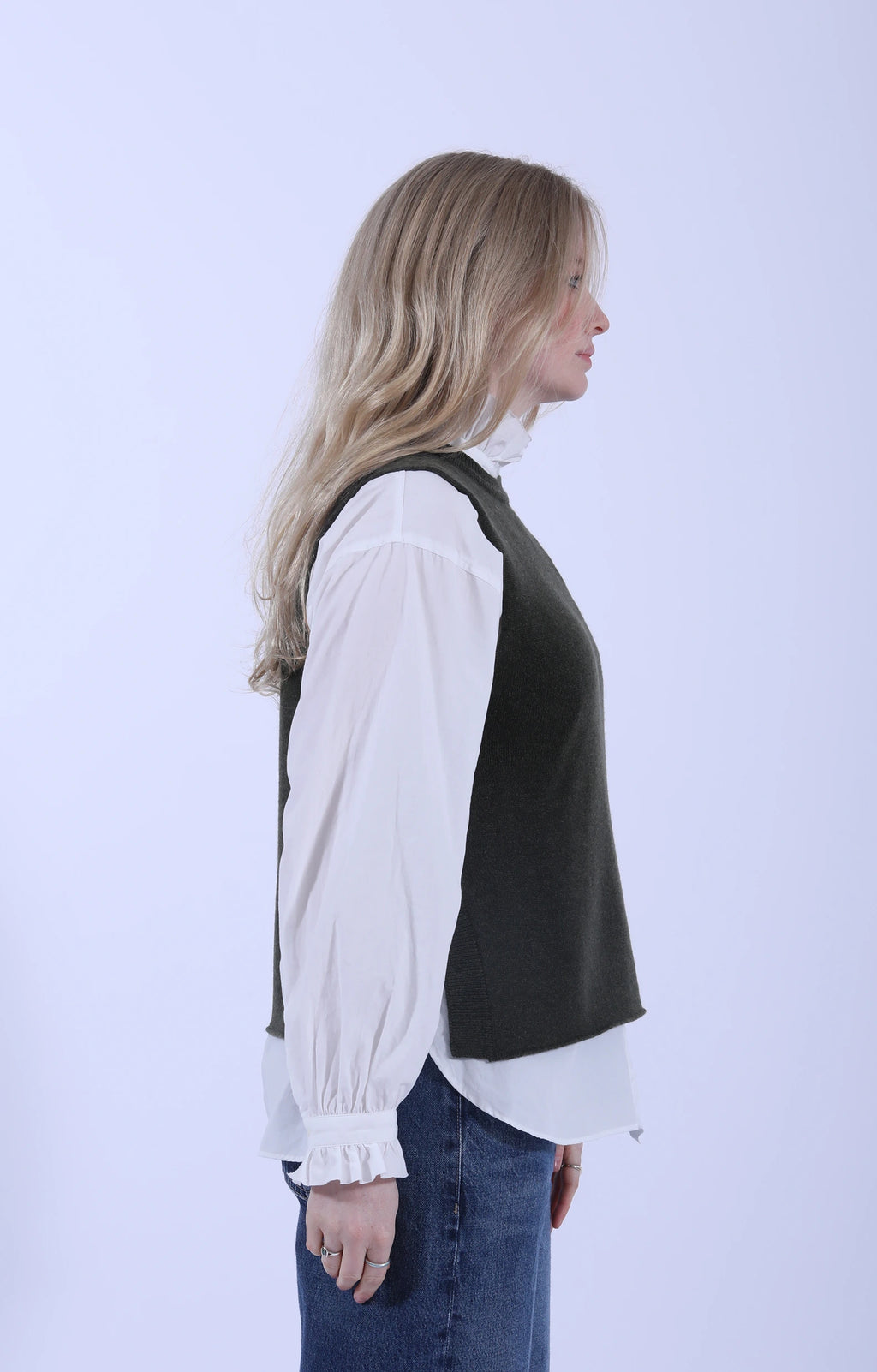 Tabard Vest w/ Pocket Loden