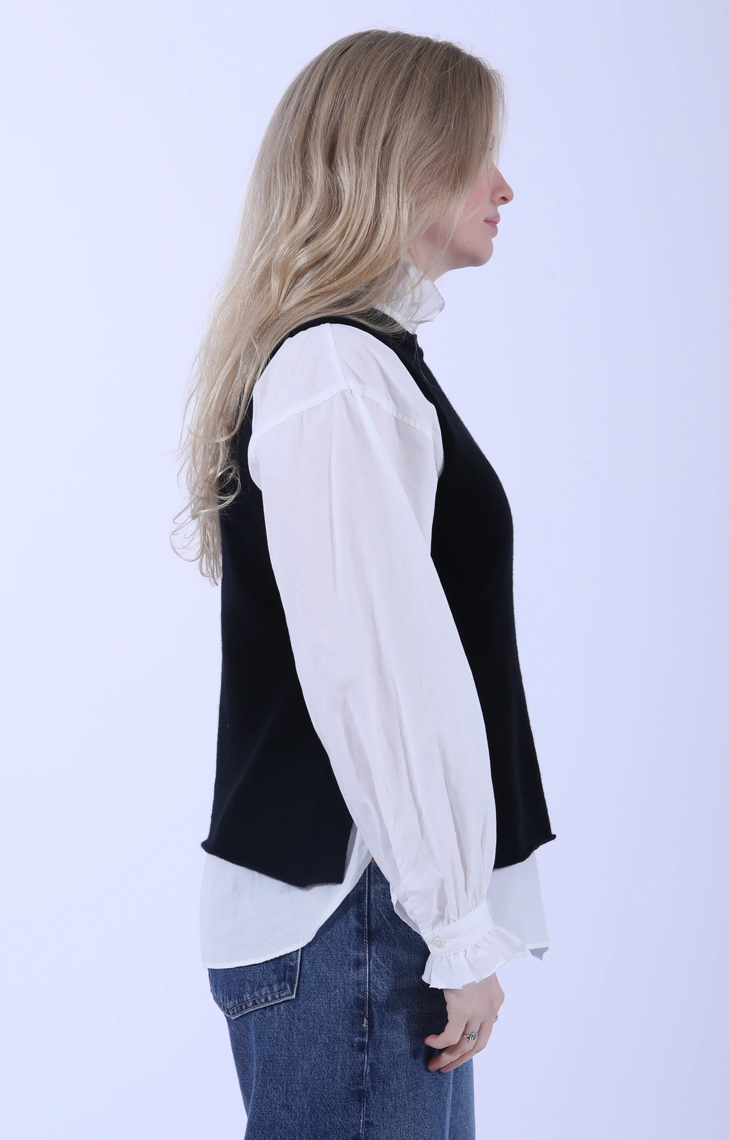 Tabard Vest w/ Pocket Black