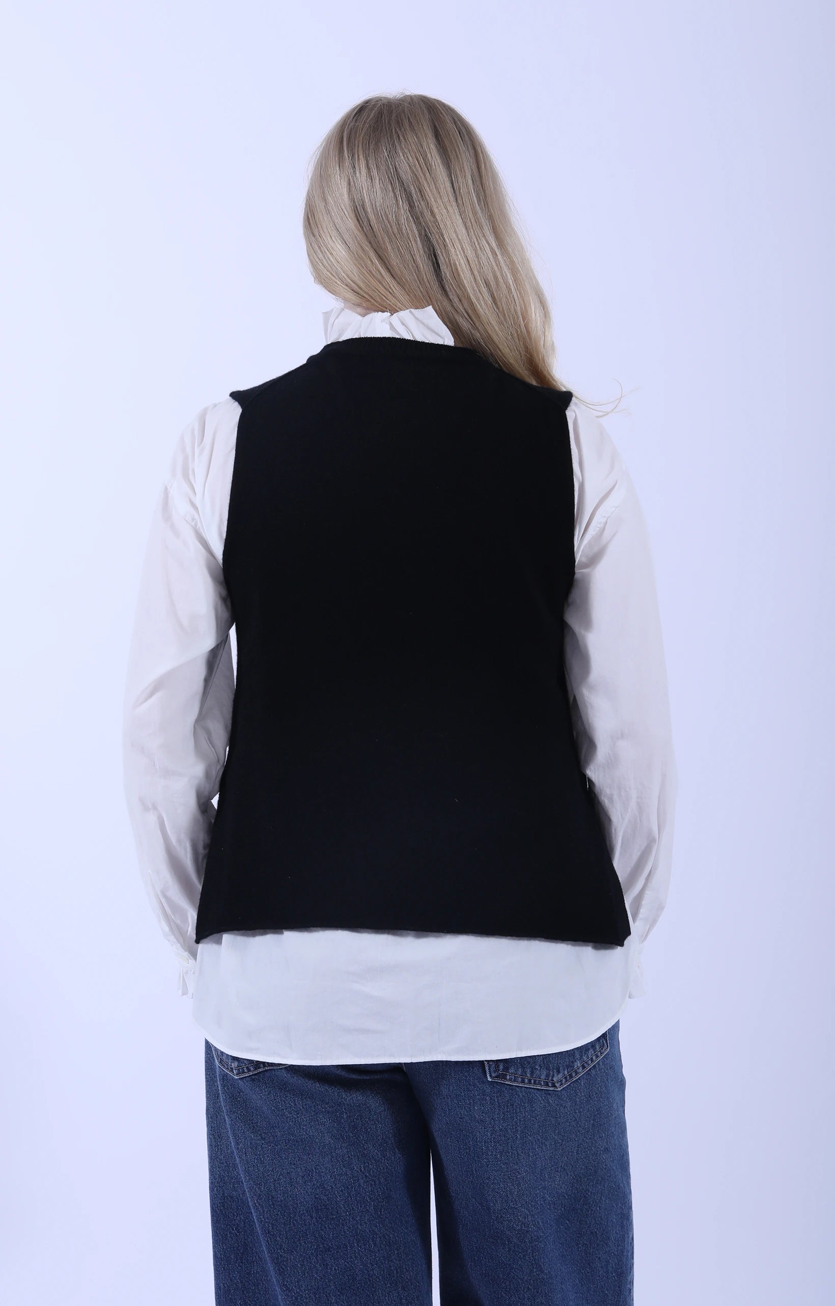 Tabard Vest w/ Pocket Black