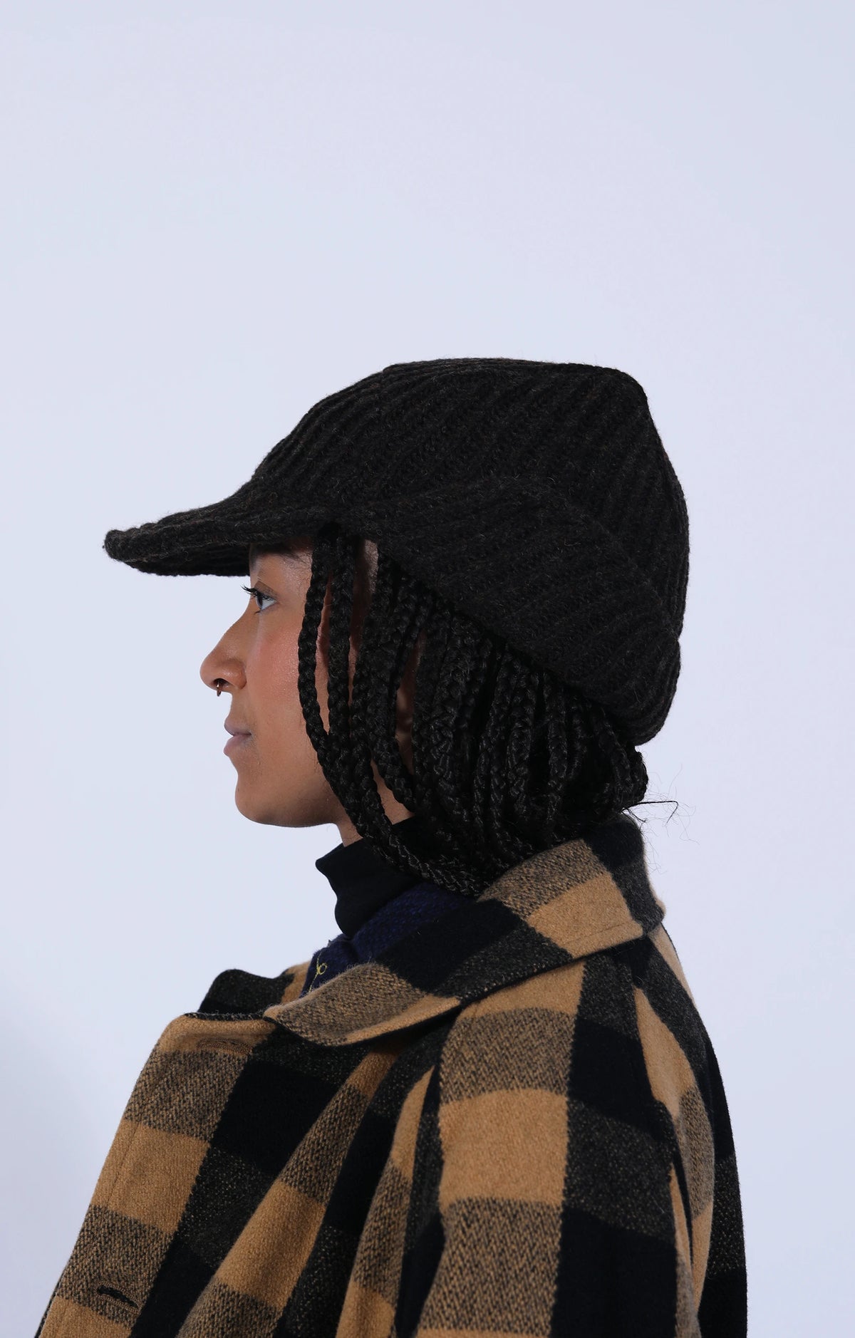 Bird Cap Shetland Wool Umber