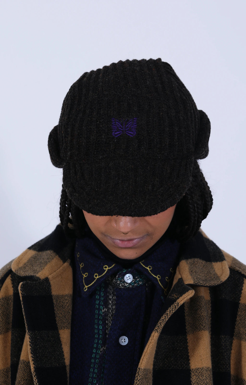 Bird Cap Shetland Wool Umber