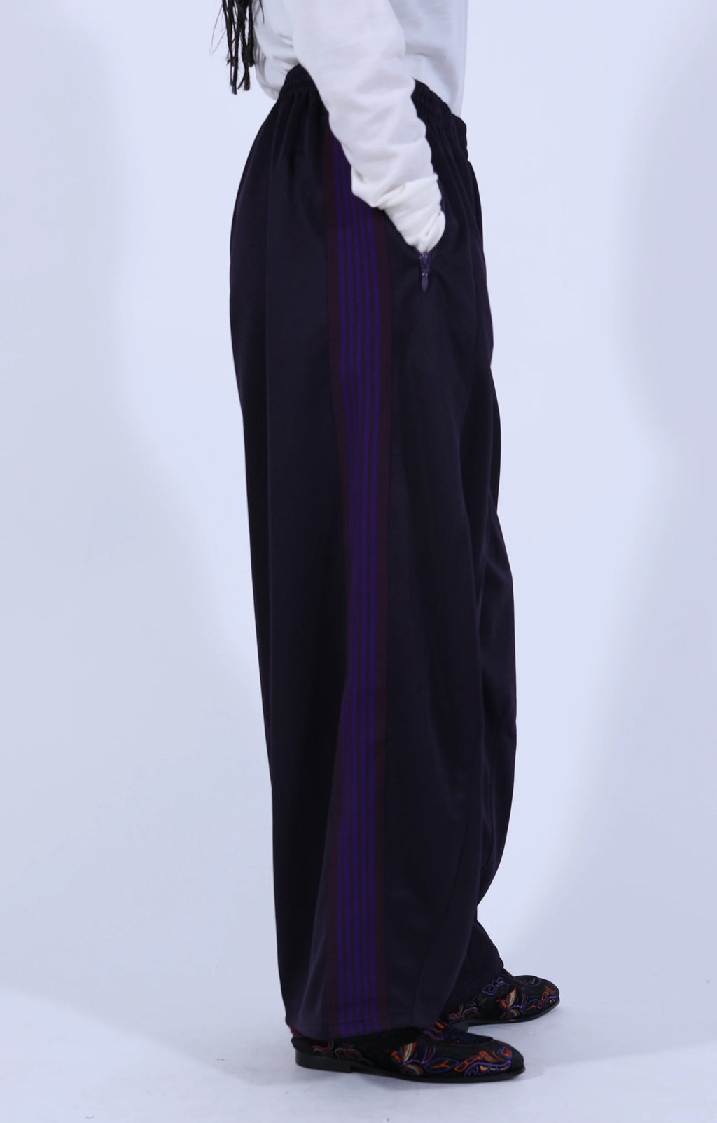 H.D. Track Pant Poly Smooth Purple
