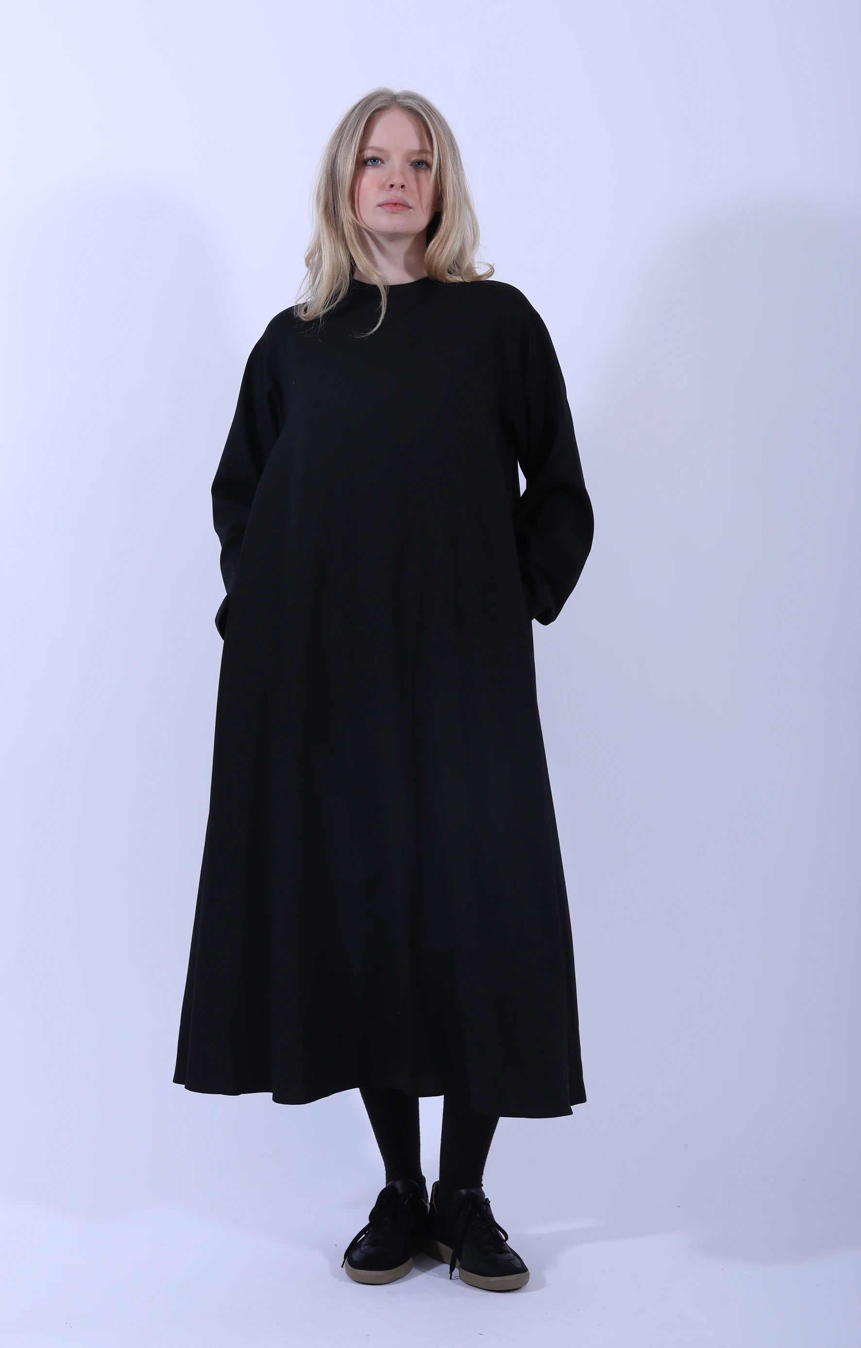 Wool Dress Black