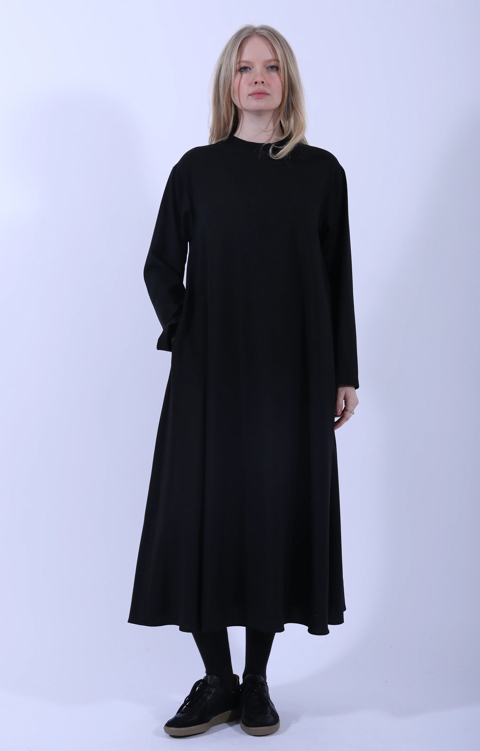Wool Dress Black