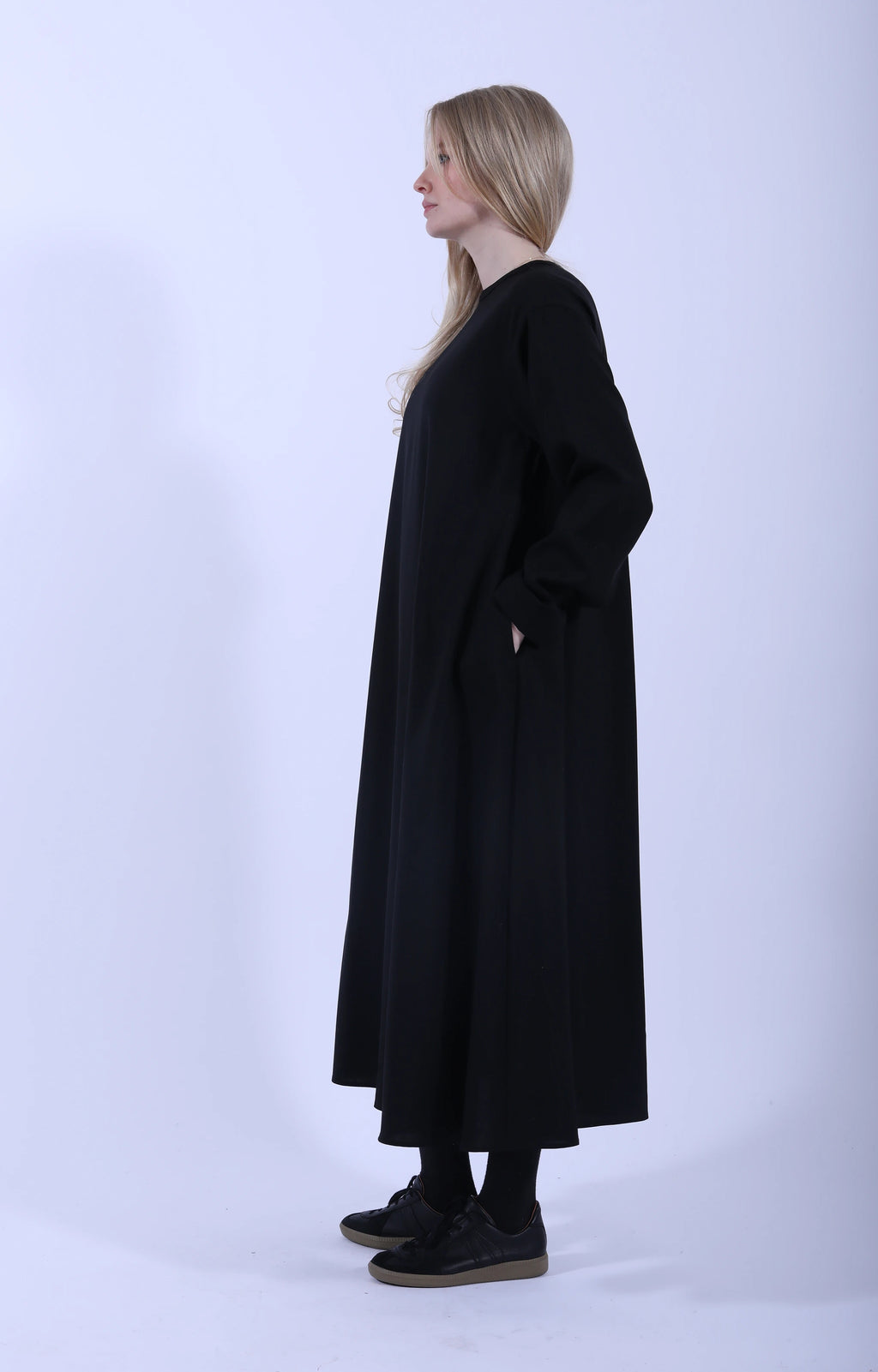 Wool Dress Black