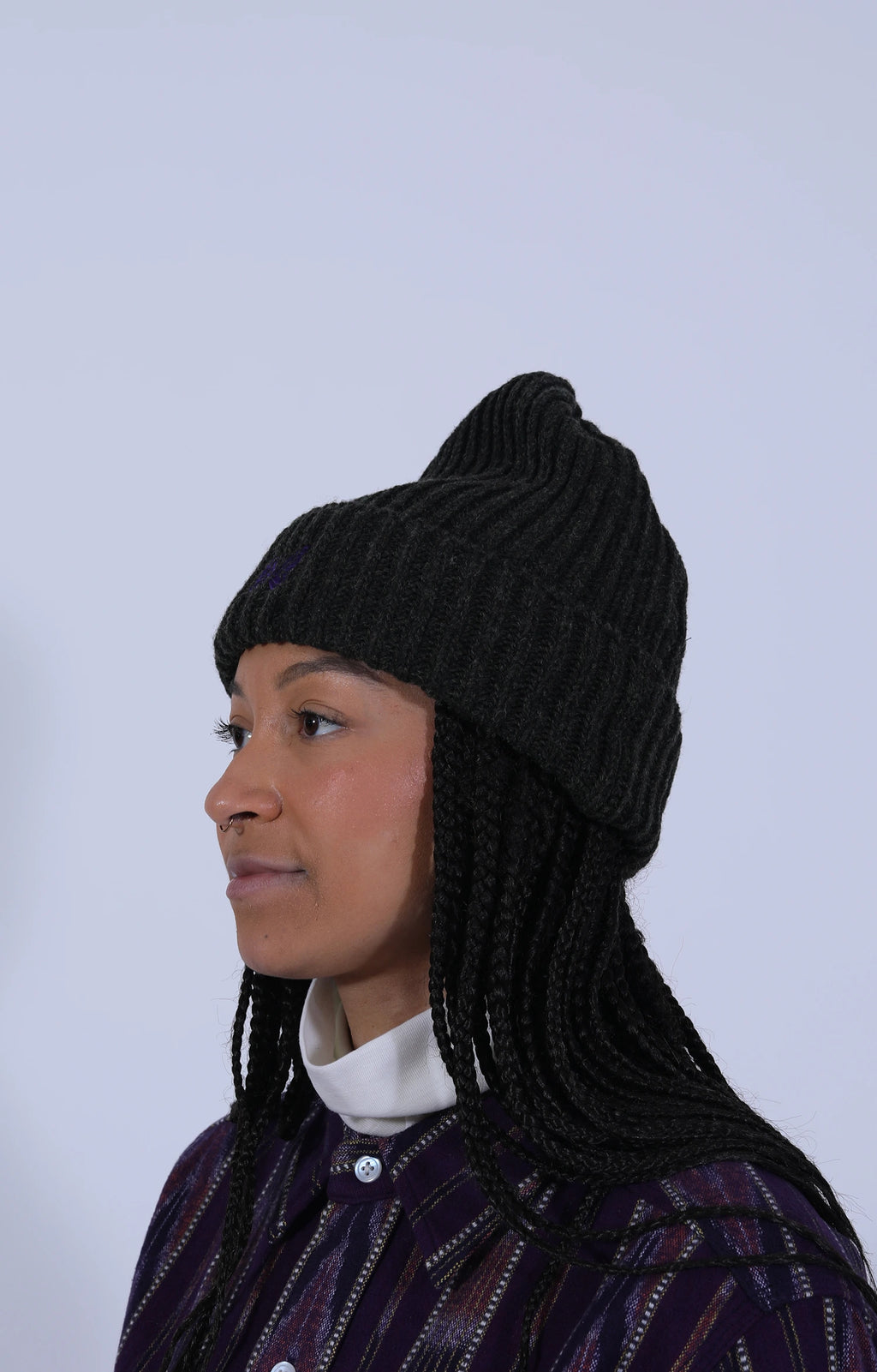 Watch Cap Shetland Wool Loden