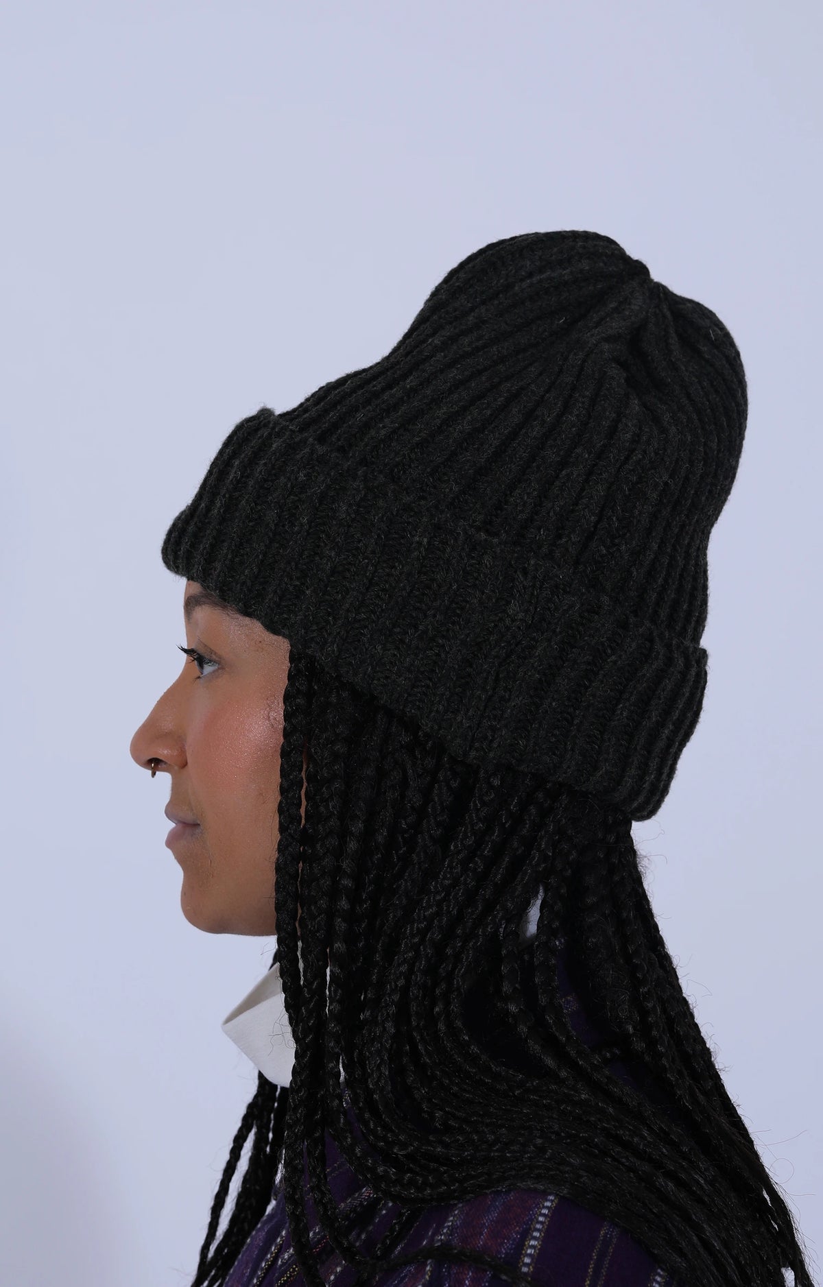 Watch Cap Shetland Wool Loden