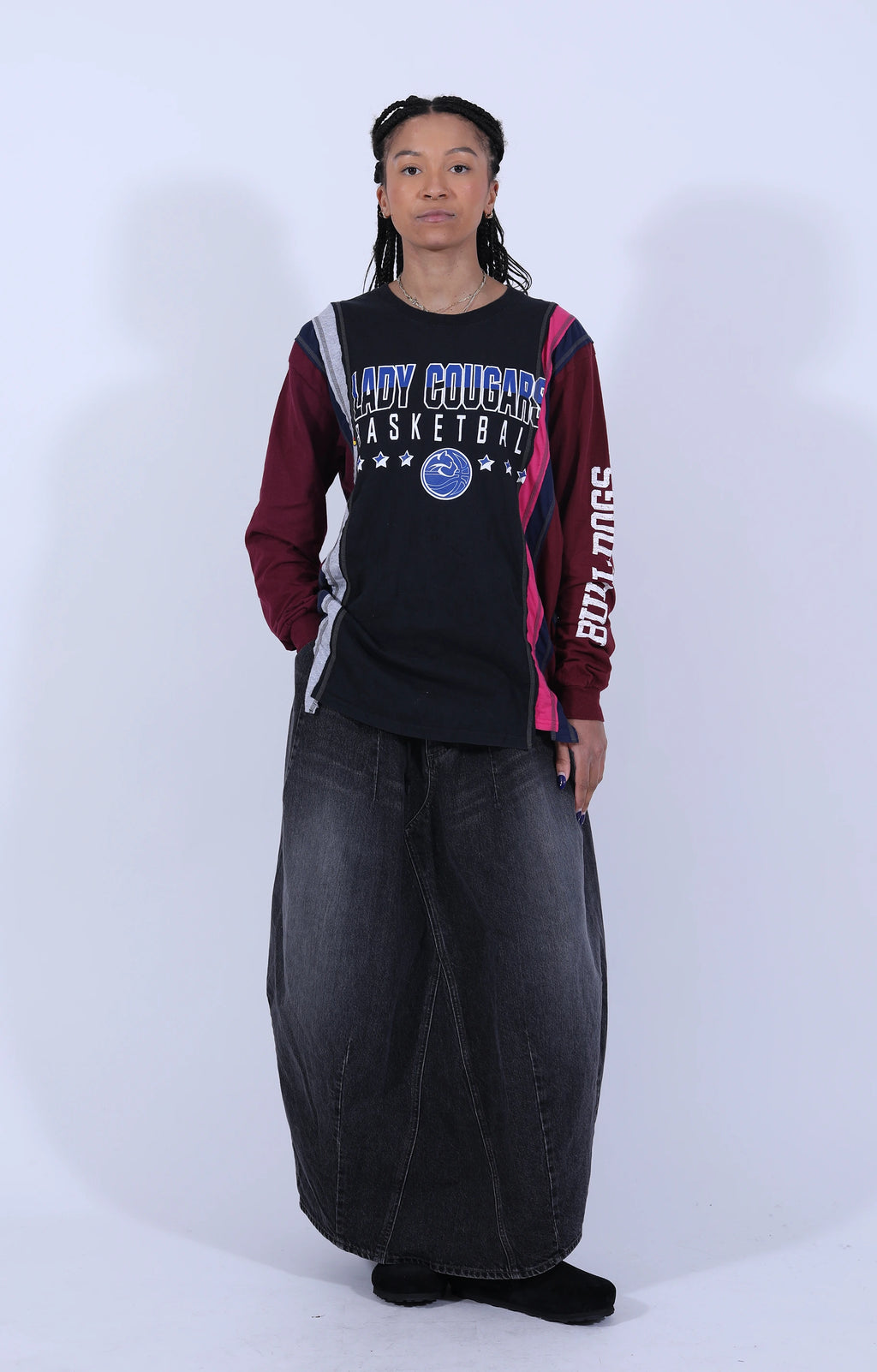 Rebuild by Needles L/S Tee College - S