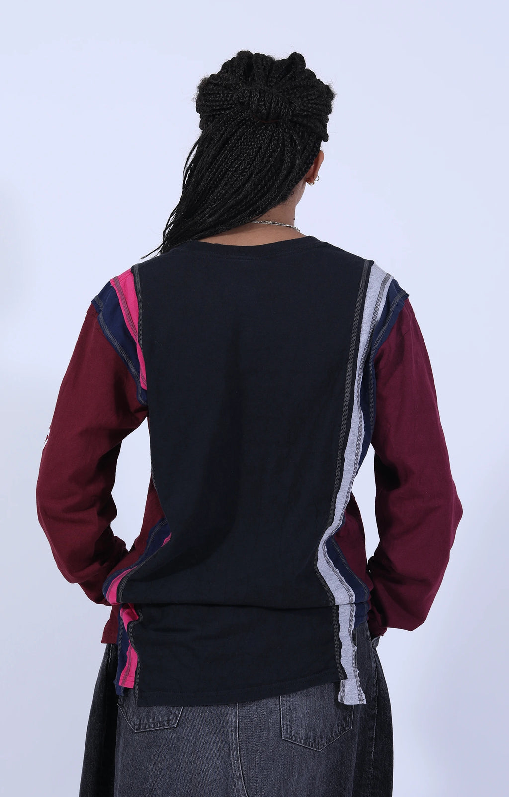 Rebuild by Needles L/S Tee College - S