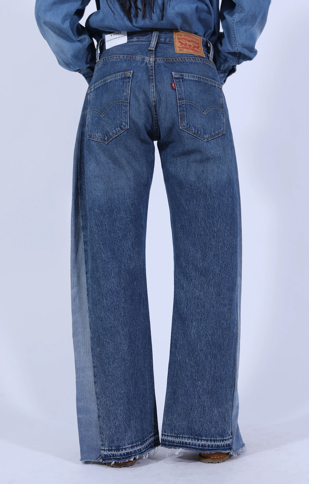 Reworked Split Hem Jean Vintage Indigo