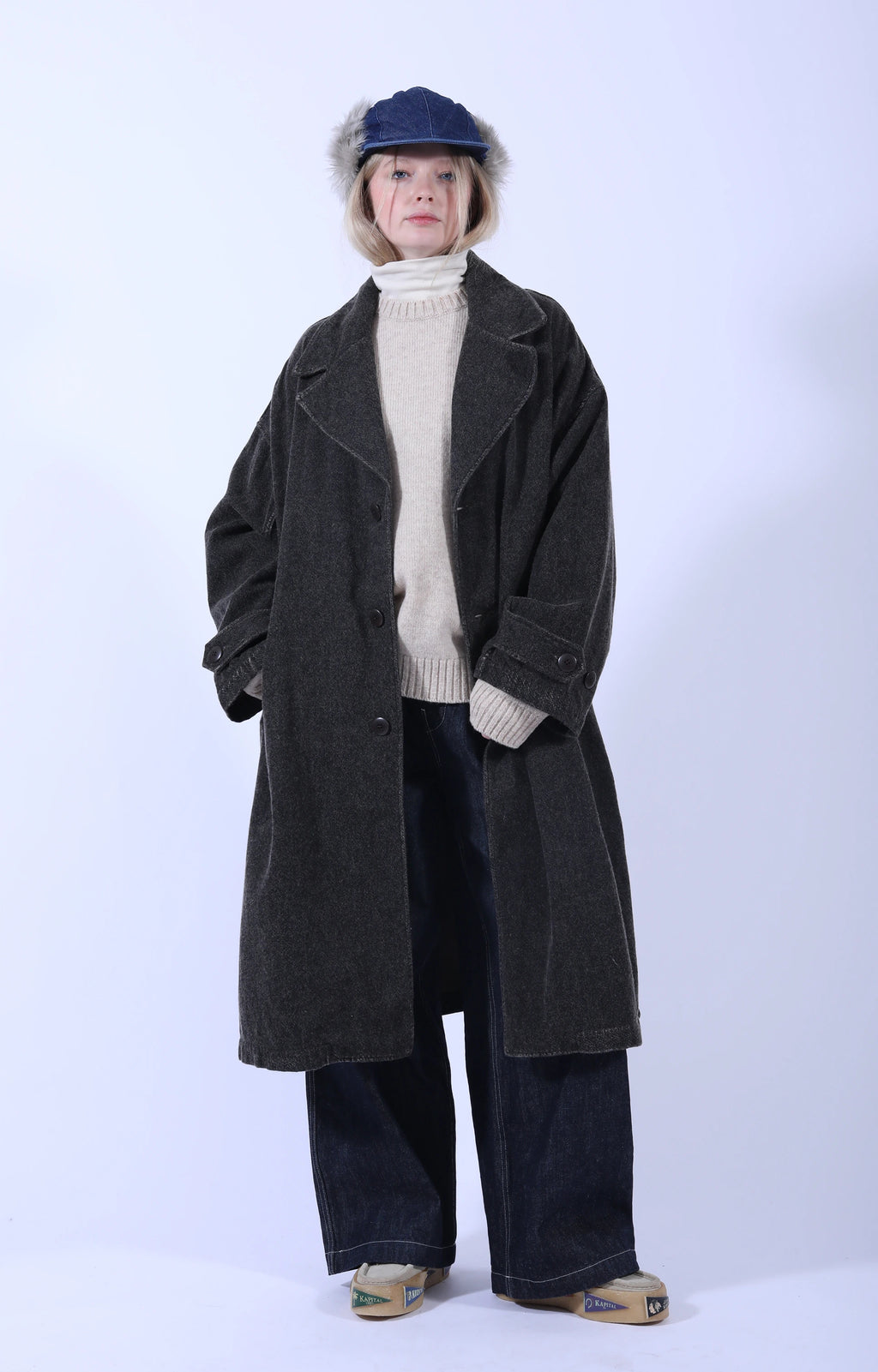 Twill Aging-Wool CAVALIER Coat